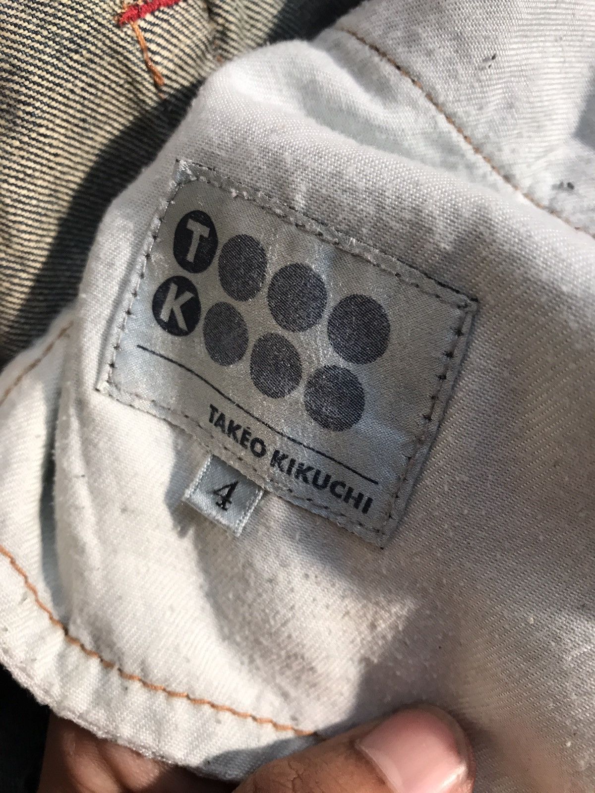 Japanese Brand × Takeo Kikuchi JAPAN BRAND TRADITIONAL ART DENIM DESIGN RARE Size US 34 / EU 50 - 6 Thumbnail