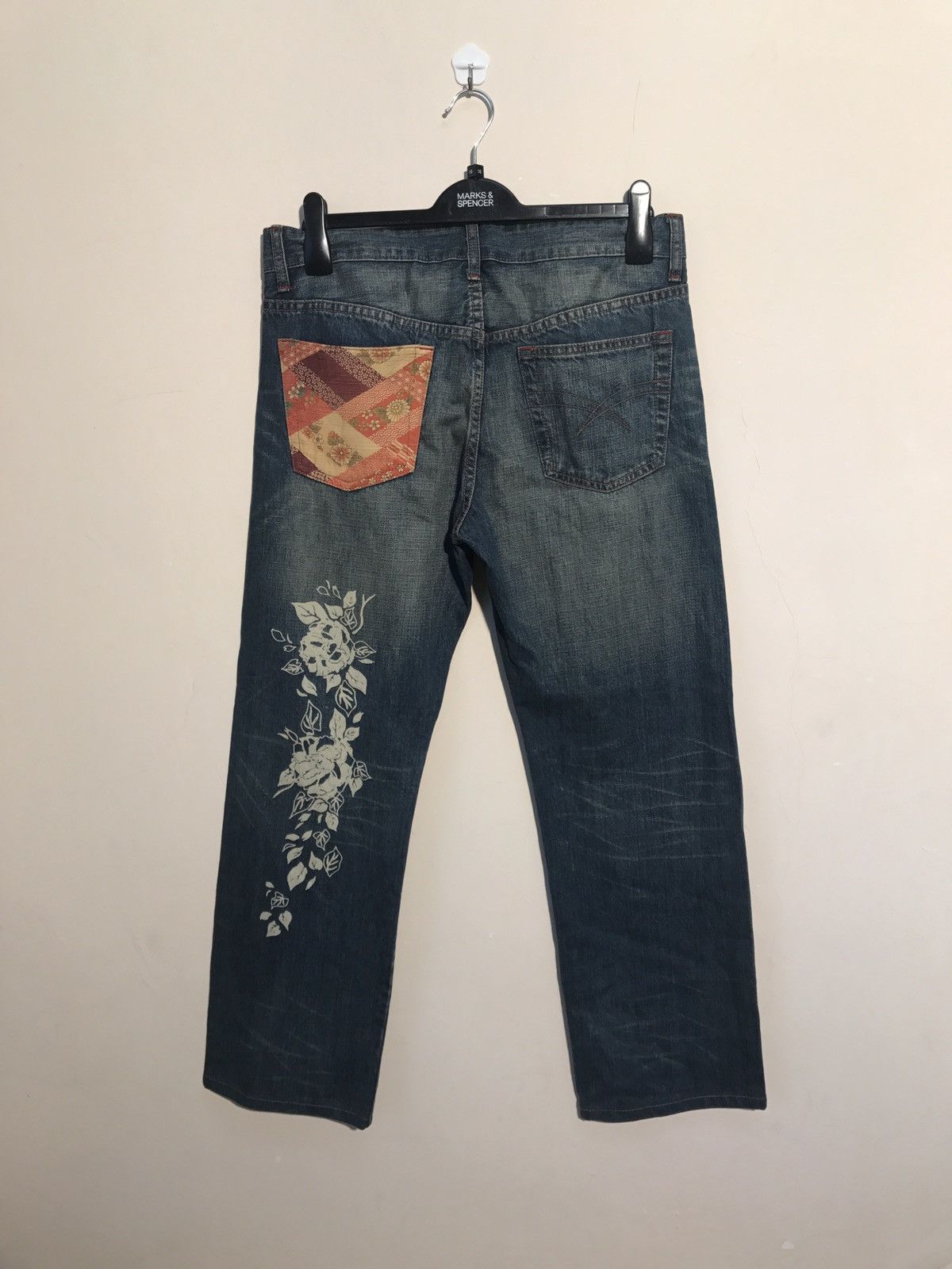 Japanese Brand × Takeo Kikuchi JAPAN BRAND TRADITIONAL ART DENIM DESIGN RARE Size US 34 / EU 50 - 1 Thumbnail