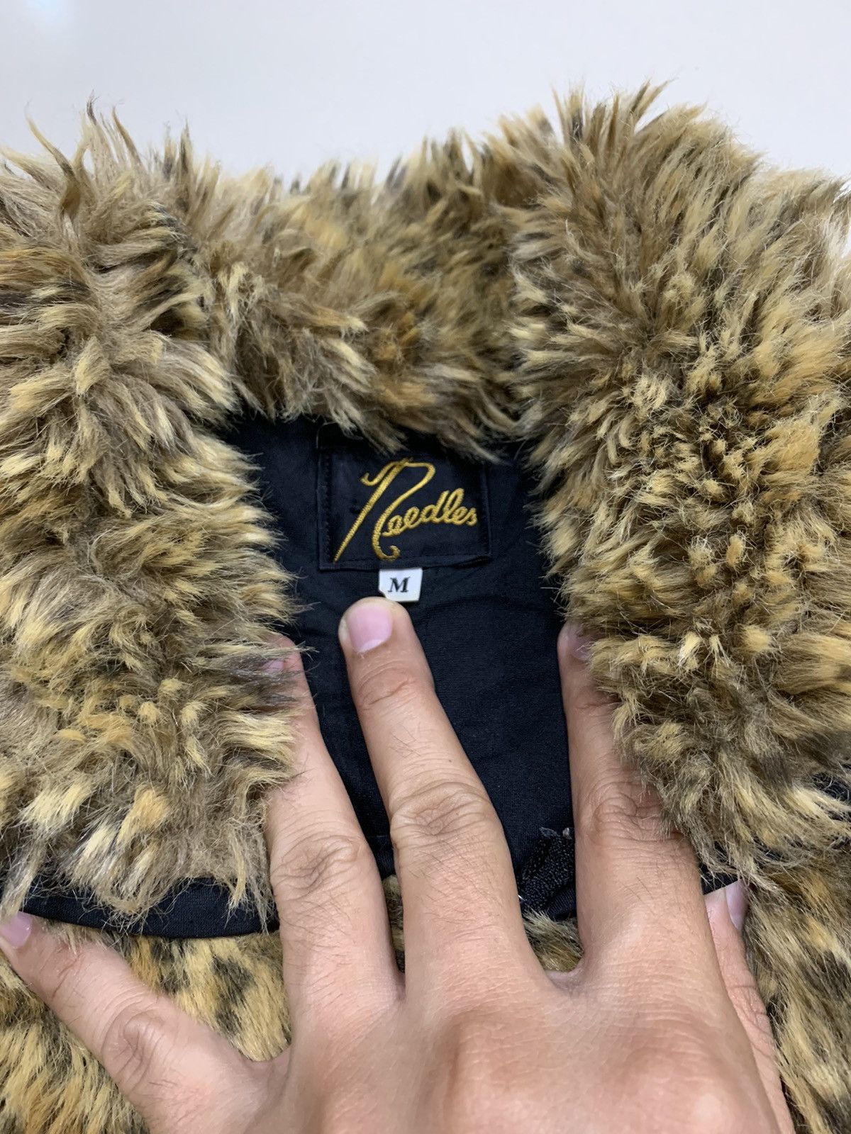 Needles NEEDLES FLUFFY LEOPARD PRINT FAUX FUR JACKET ULTRA RARE Size US M / EU 48-50 / 2 - 6 Thumbnail