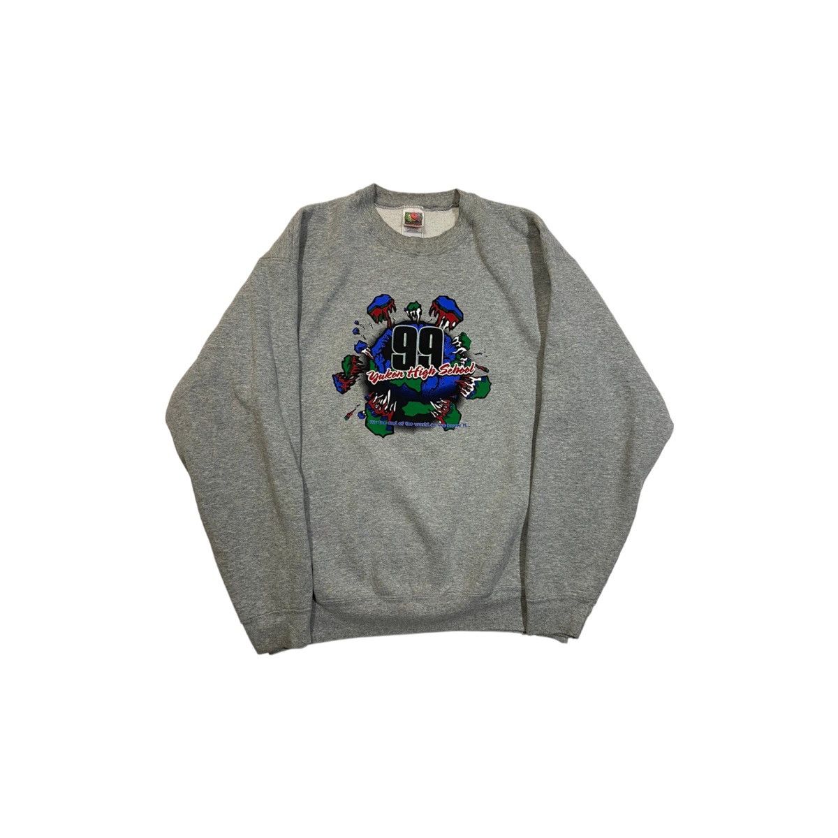Fruit Of The Loom × Vintage 1999 yukon it’s the end of the world crewneck Size US XL / EU 56 / 4 - 1 Thumbnail
