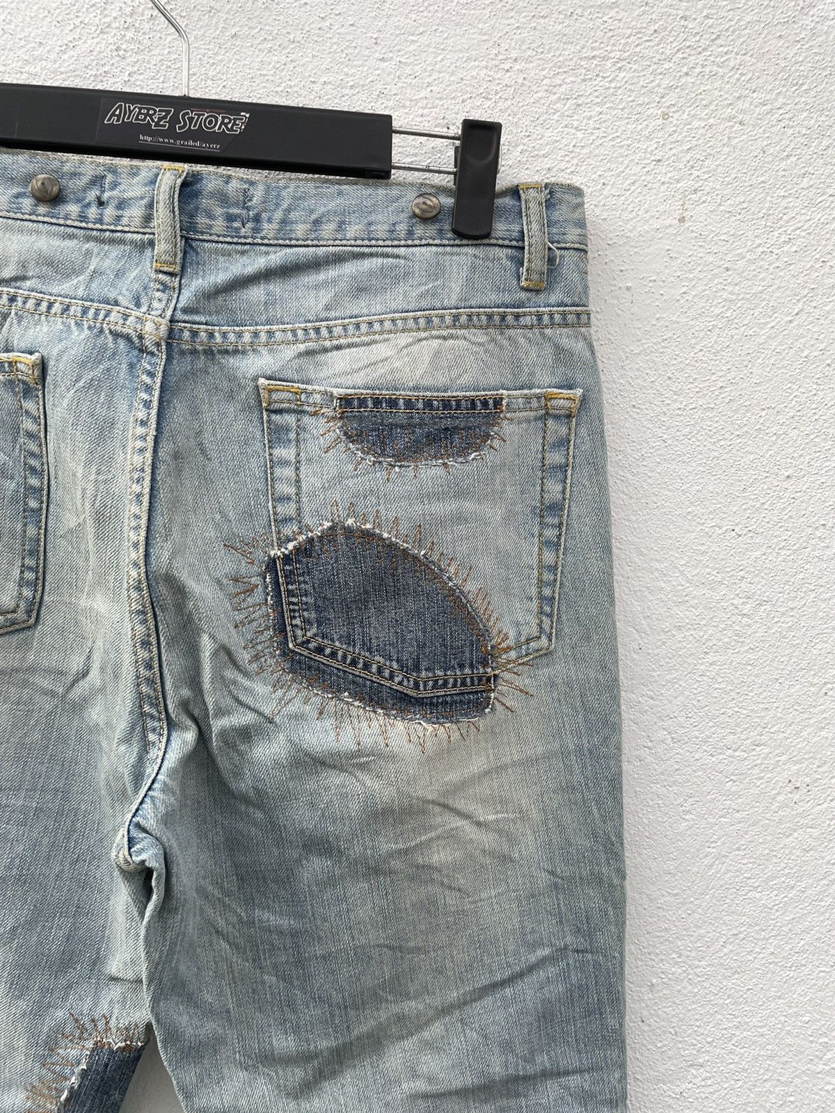 Just Cavalli Just Cavali Japan Market Distressed Flare Jeans Size US 32 / EU 48 - 9 Thumbnail