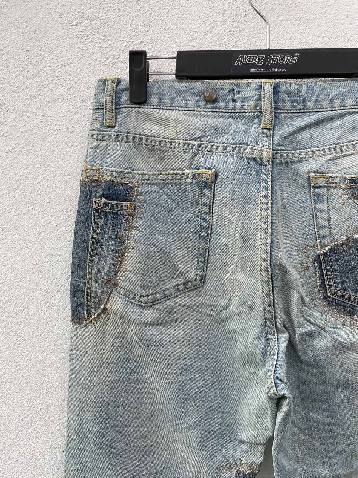 Just Cavalli Just Cavali Japan Market Distressed Flare Jeans Size US 32 / EU 48 - 10 Thumbnail