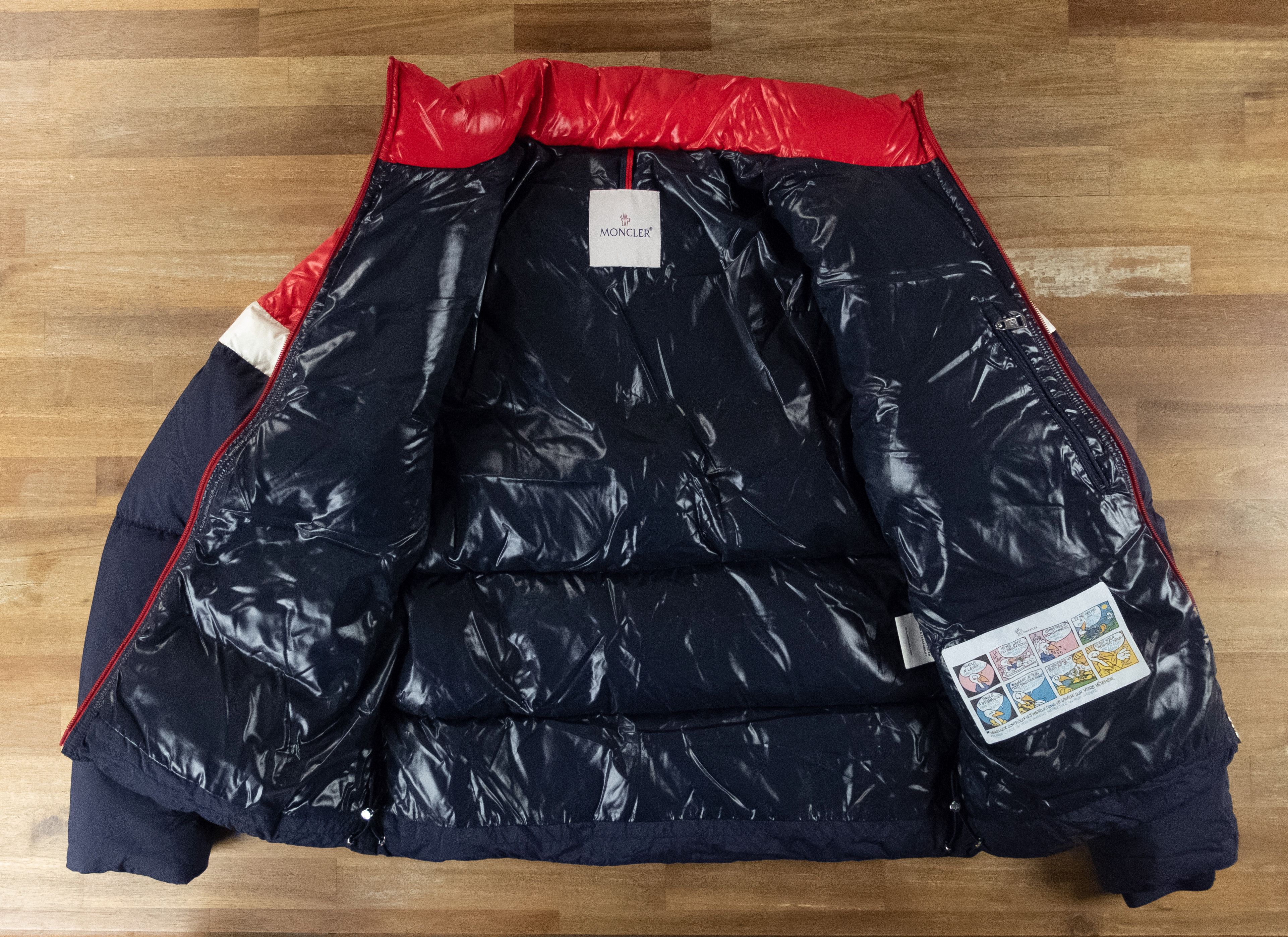 Moncler MONCLER Konic navy red contrast quilted down jacket - M / 2 Size US M / EU 48-50 / 2 - 7 Thumbnail