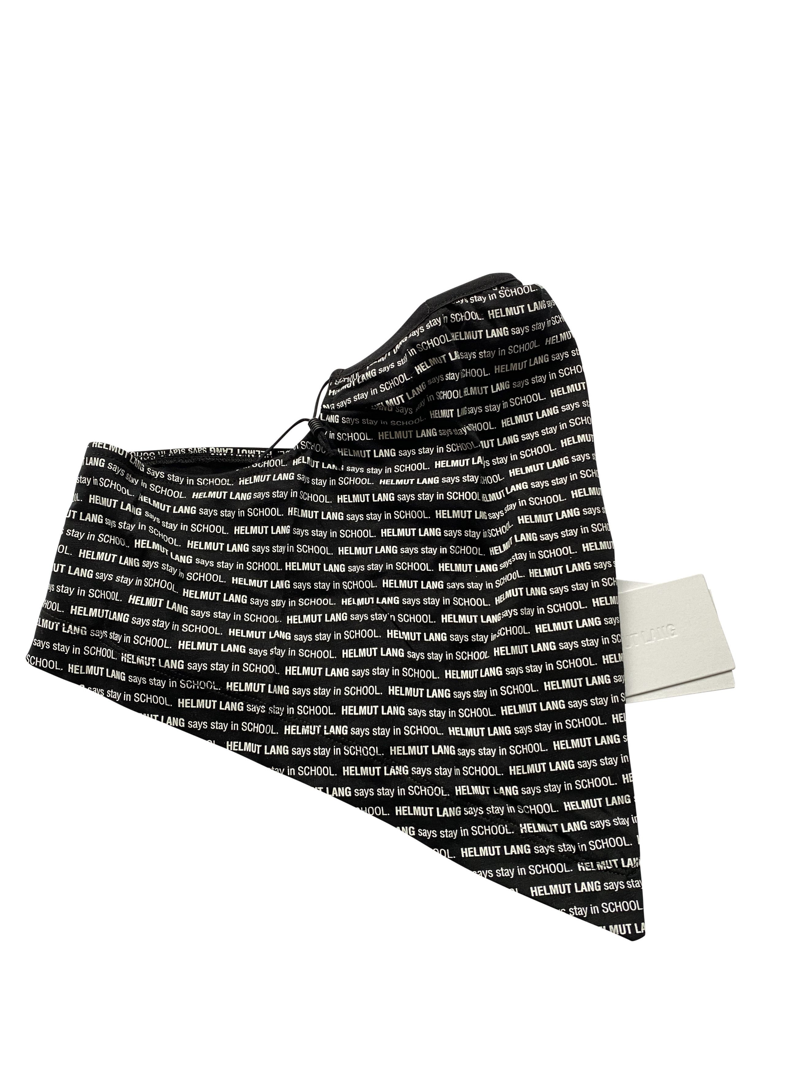 Helmut Lang ⚡️QUICK SALE⚡️Helmut Lang Logo Black Mask Size ONE SIZE - 2 Thumbnail