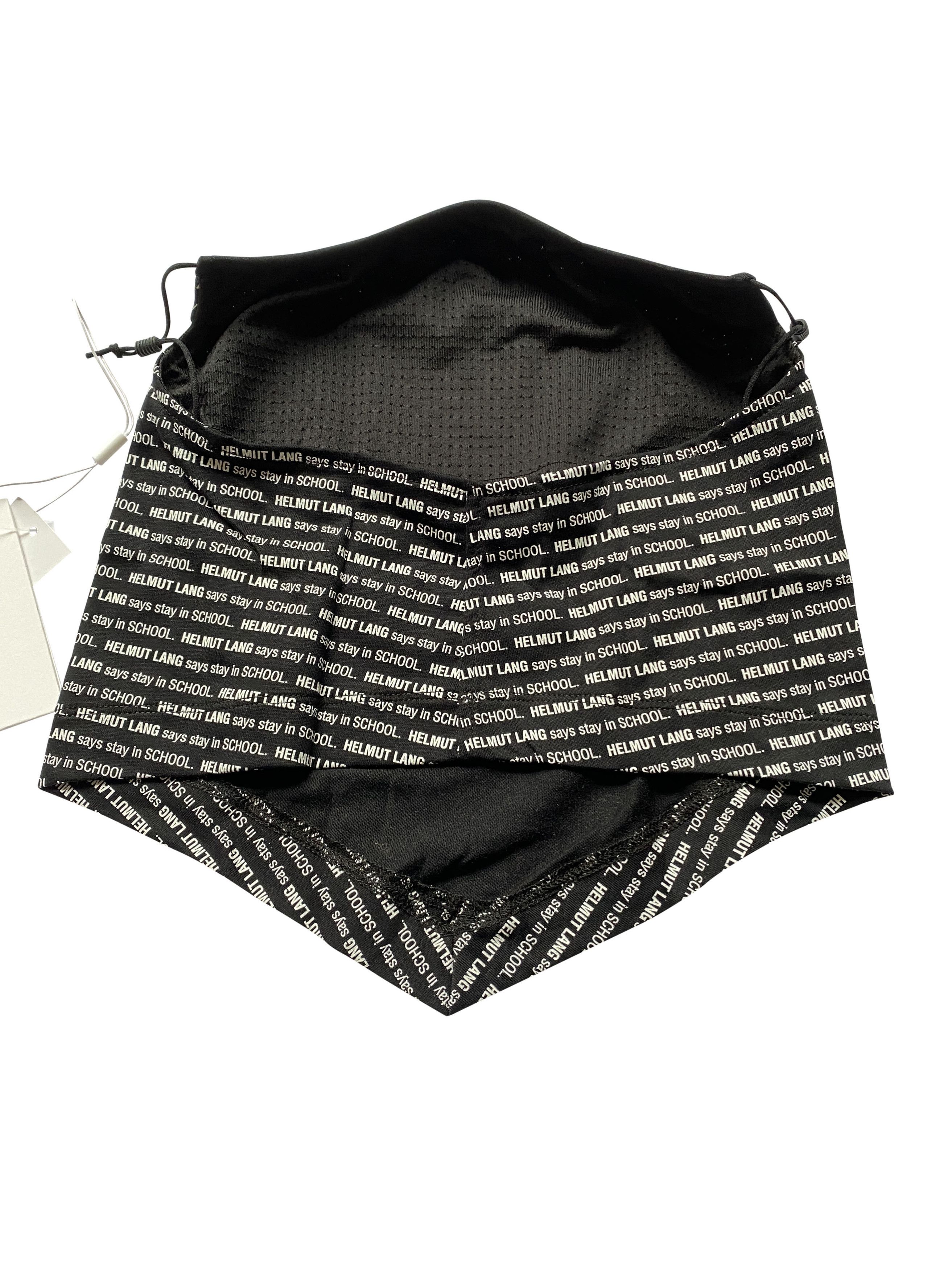 Helmut Lang ⚡️QUICK SALE⚡️Helmut Lang Logo Black Mask Size ONE SIZE - 3 Thumbnail