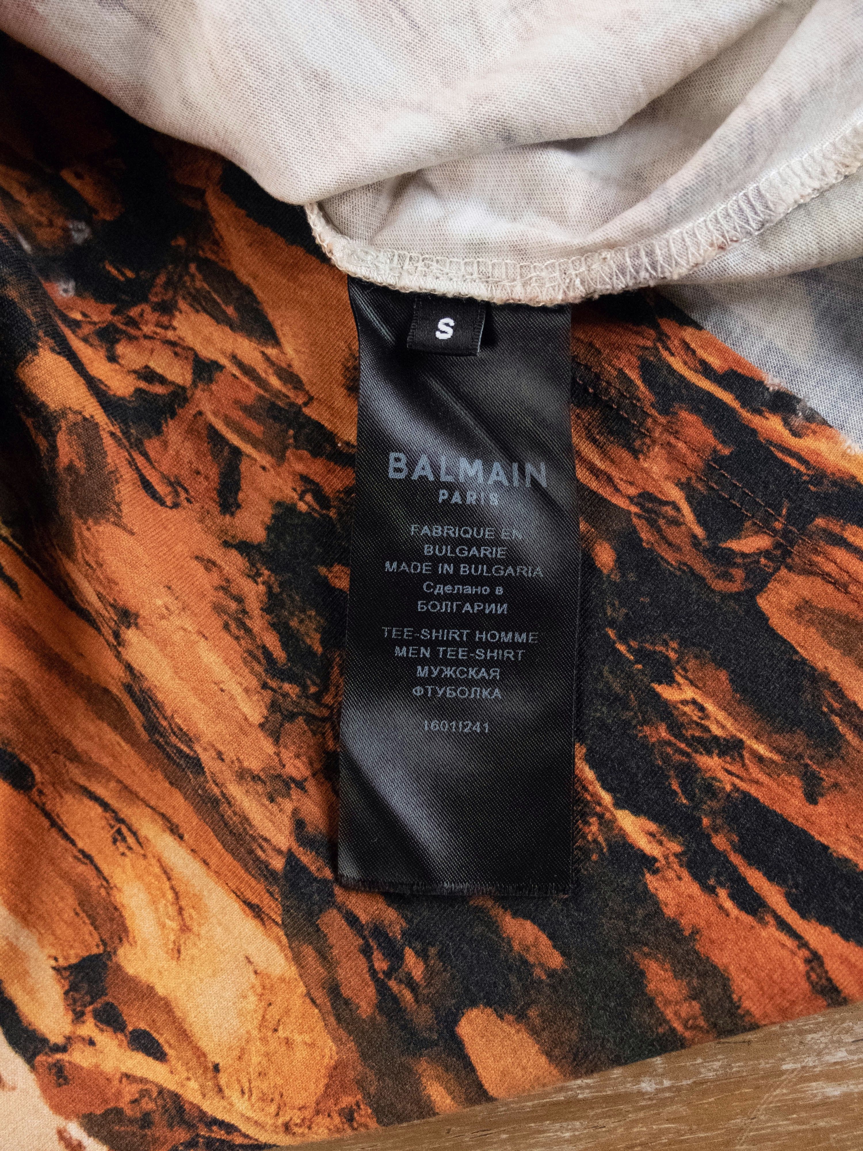 Balmain BALMAIN Grand Canyon print logo t-shirt NWT Small Size US S / EU 44-46 / 1 - 9 Thumbnail