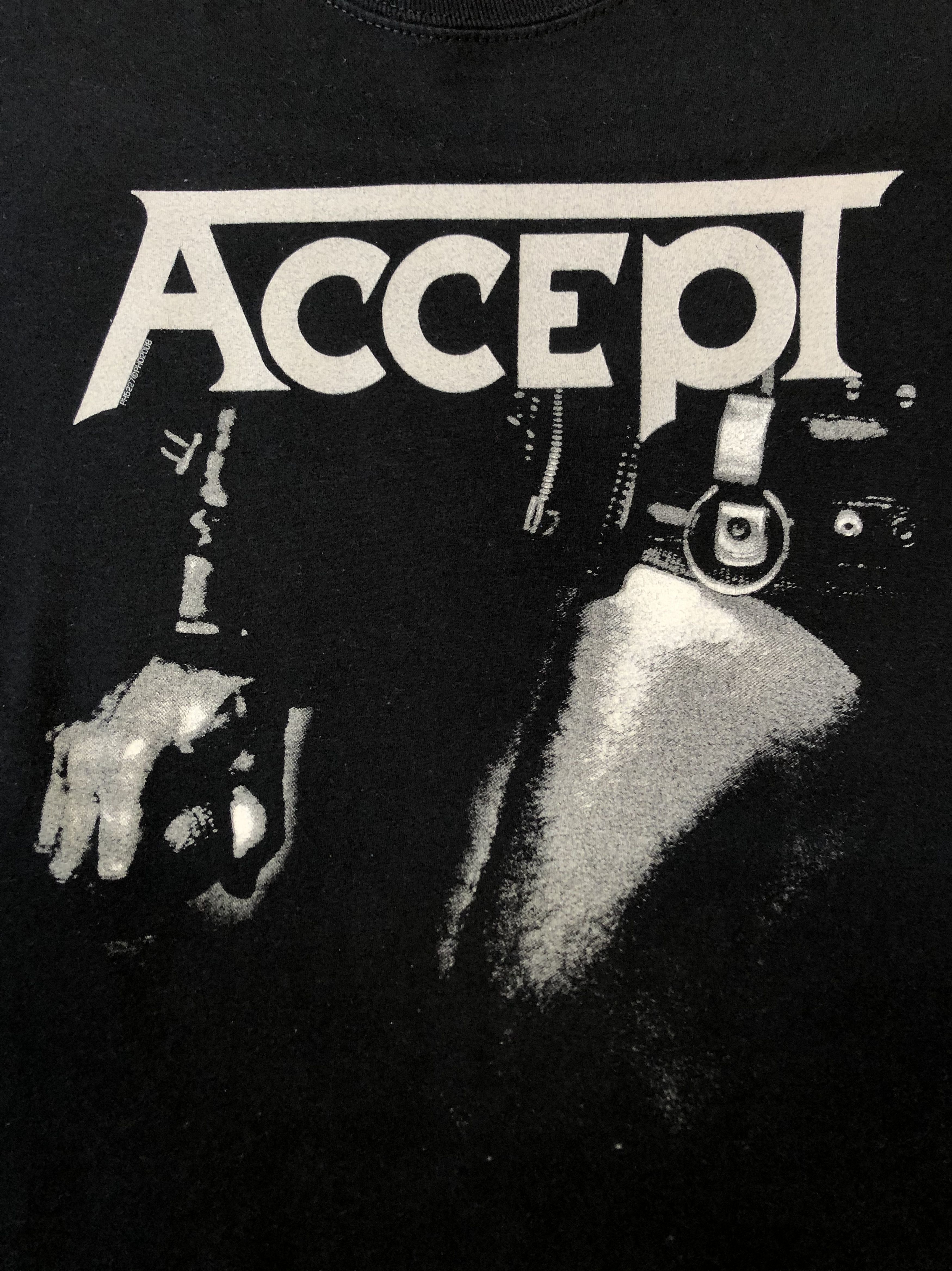 Band Tees × Vintage Vintage Accept Heavy Metal Band Tee Shirt Y2K Hype Size US M / EU 48-50 / 2 - 3 Thumbnail