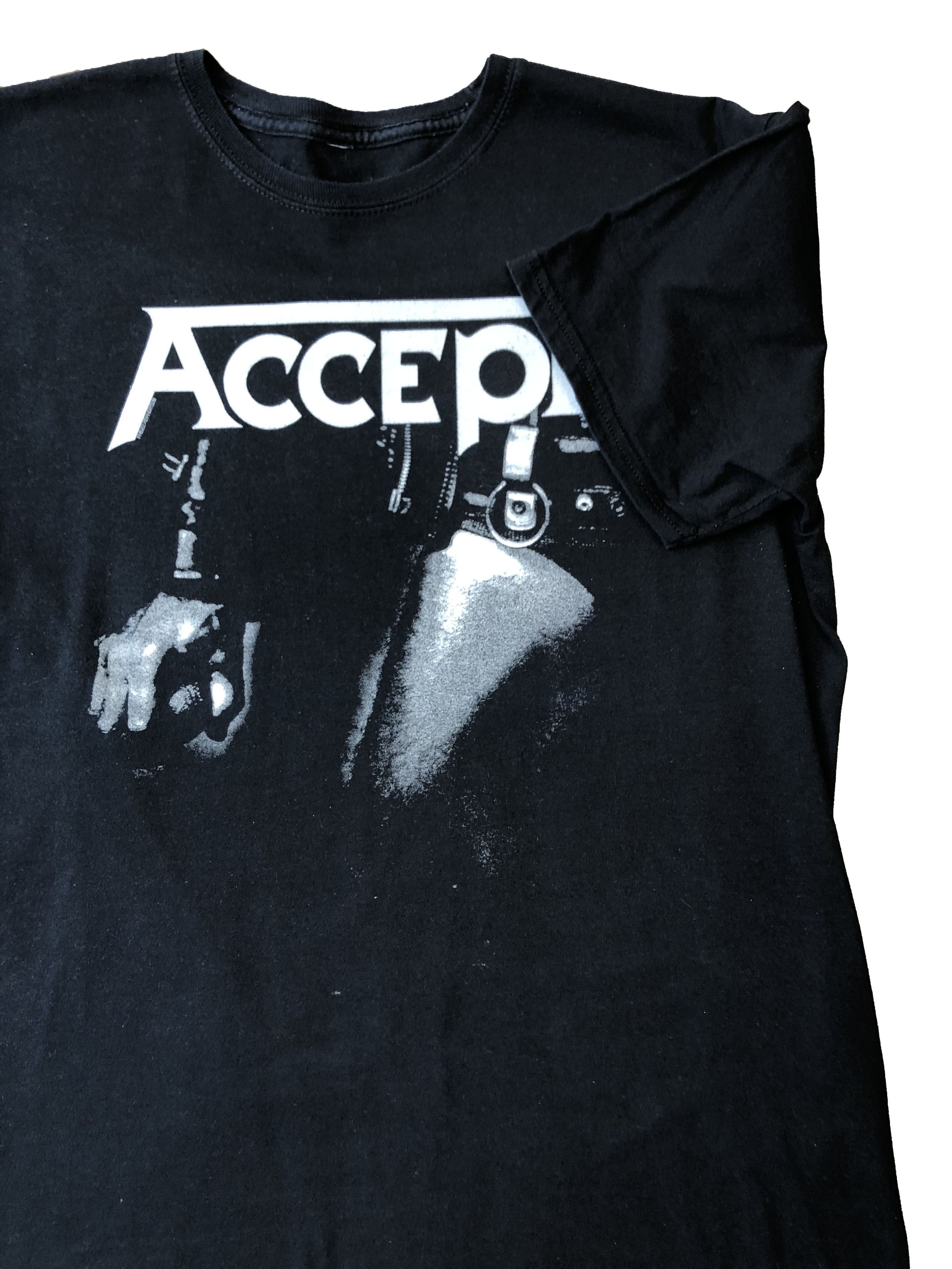 Band Tees × Vintage Vintage Accept Heavy Metal Band Tee Shirt Y2K Hype Size US M / EU 48-50 / 2 - 2 Thumbnail