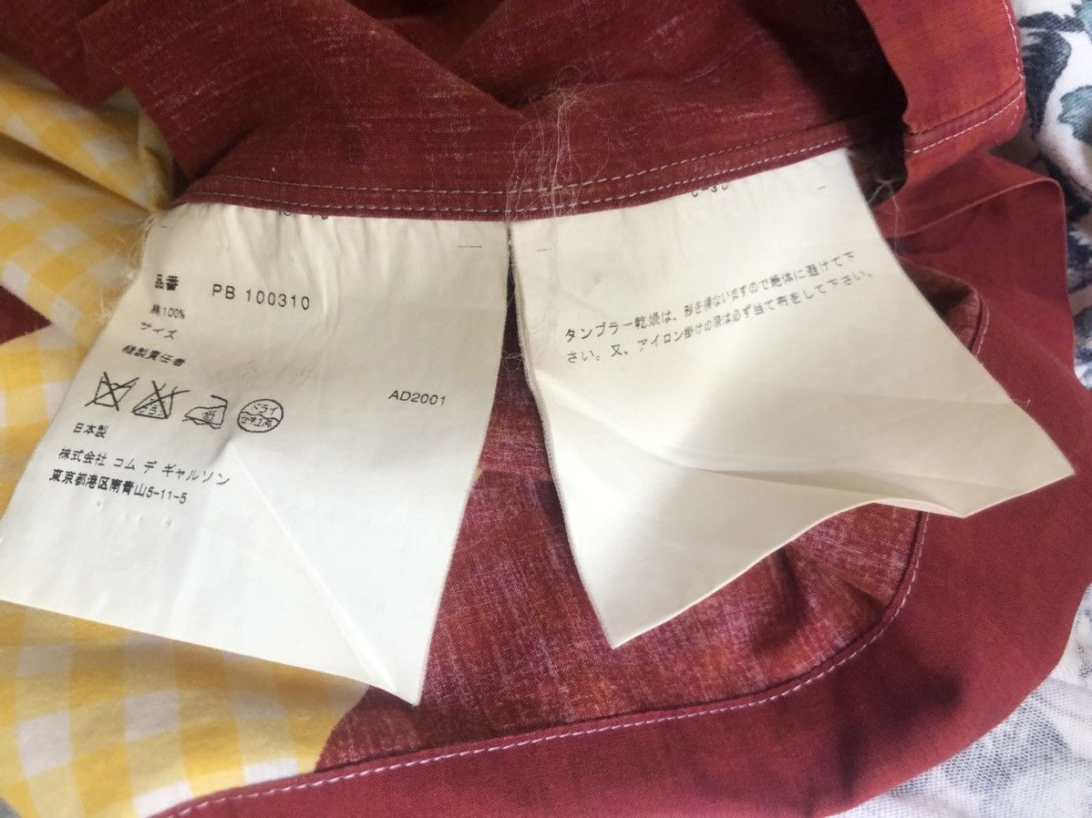 Comme des Garcons Homme Plus AD2001 CDGHP Japan 2001 Camp Collar Psychedelic Shirt Size US M / EU 48-50 / 2 - 16 Thumbnail