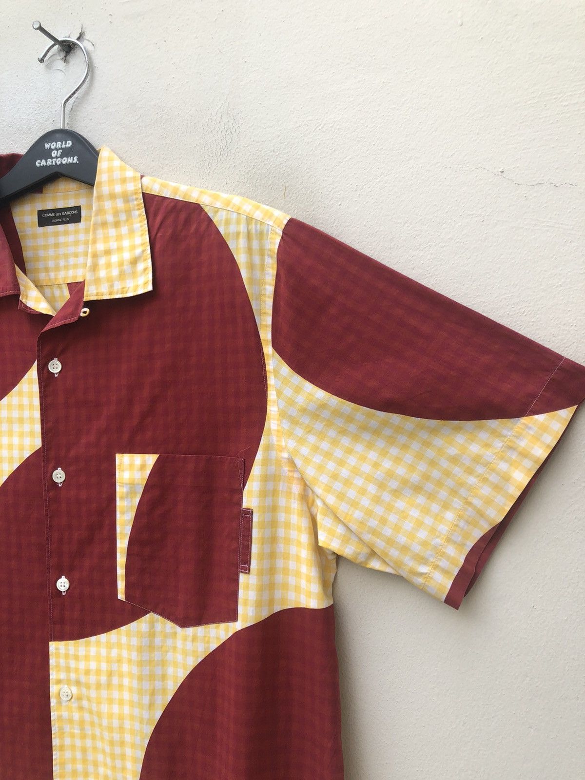 Comme des Garcons Homme Plus AD2001 CDGHP Japan 2001 Camp Collar Psychedelic Shirt Size US M / EU 48-50 / 2 - 5 Thumbnail