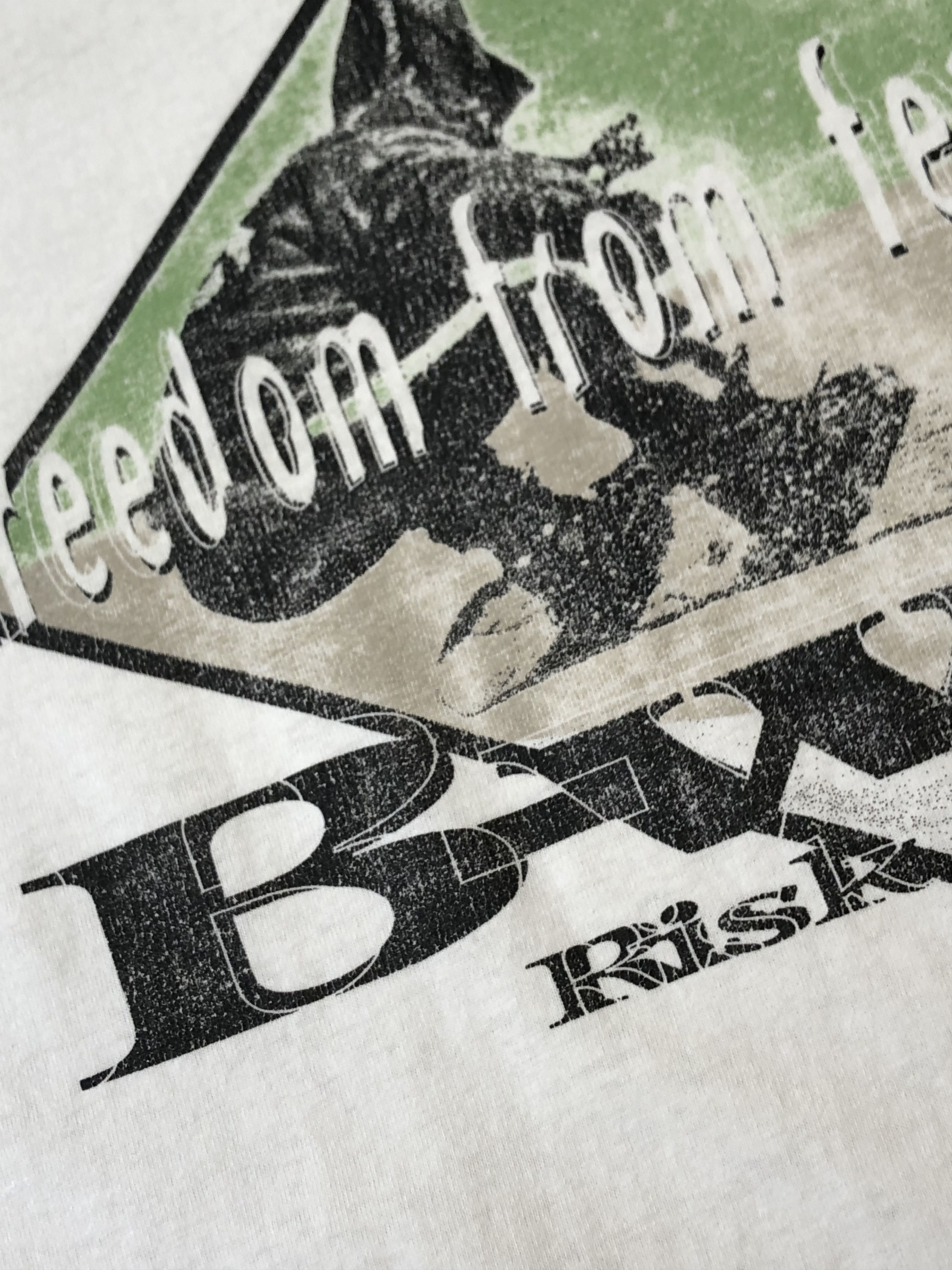 Vintage Vintage 1996 Skateboard Street Tee Risk Shirt Y2K Hype Size US M / EU 48-50 / 2 - 10 Thumbnail