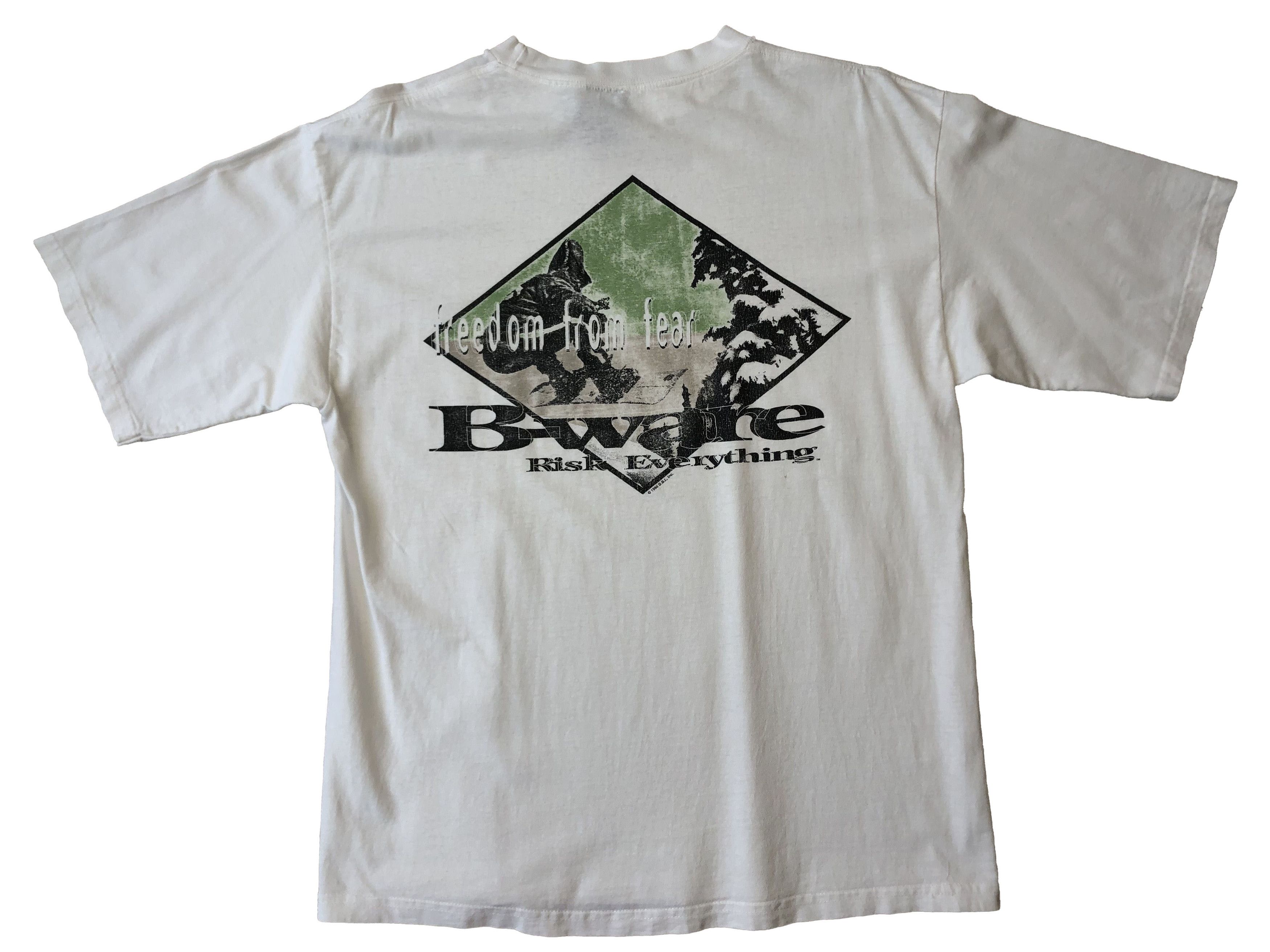 Vintage Vintage 1996 Skateboard Street Tee Risk Shirt Y2K Hype Size US M / EU 48-50 / 2 - 1 Thumbnail