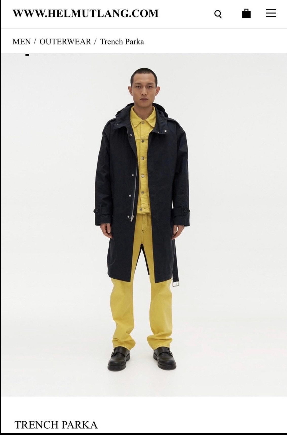 Helmut Lang × Japanese Brand 🔥🔥HELMUT LANG OVERCOATS JACKET 🔥🔥 Size US M / EU 48-50 / 2 - 3 Thumbnail