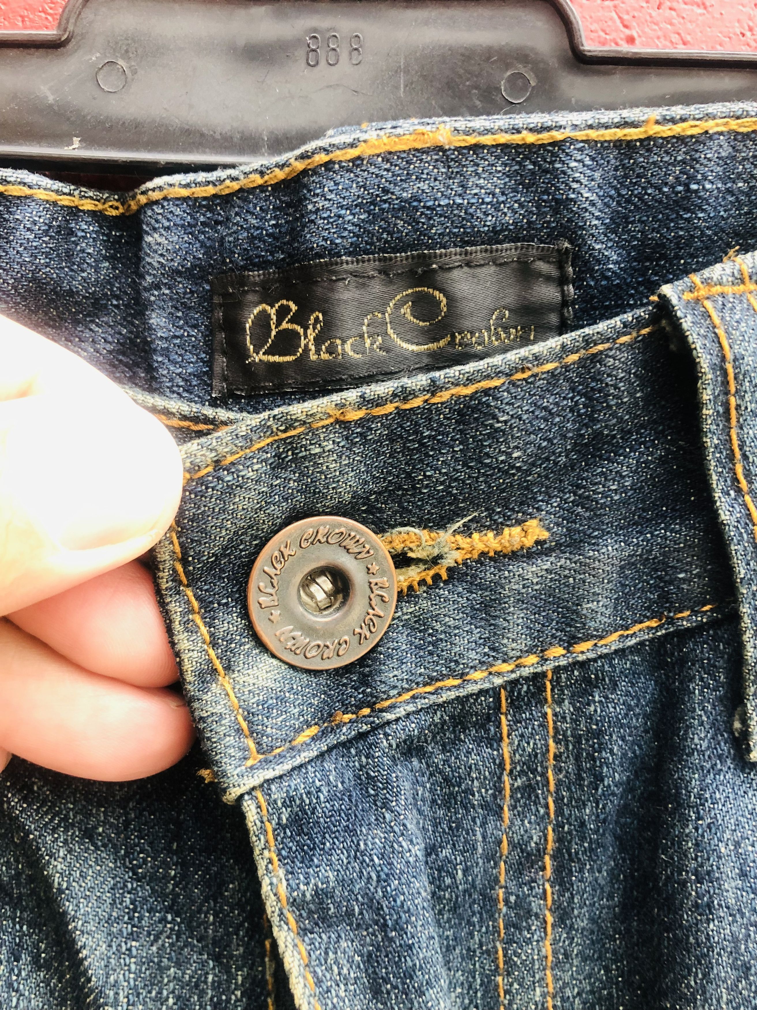 Japanese Brand × Vintage Vintage Black Crobon Japanese Designer Fashion Style Size US 33 - 7 Thumbnail