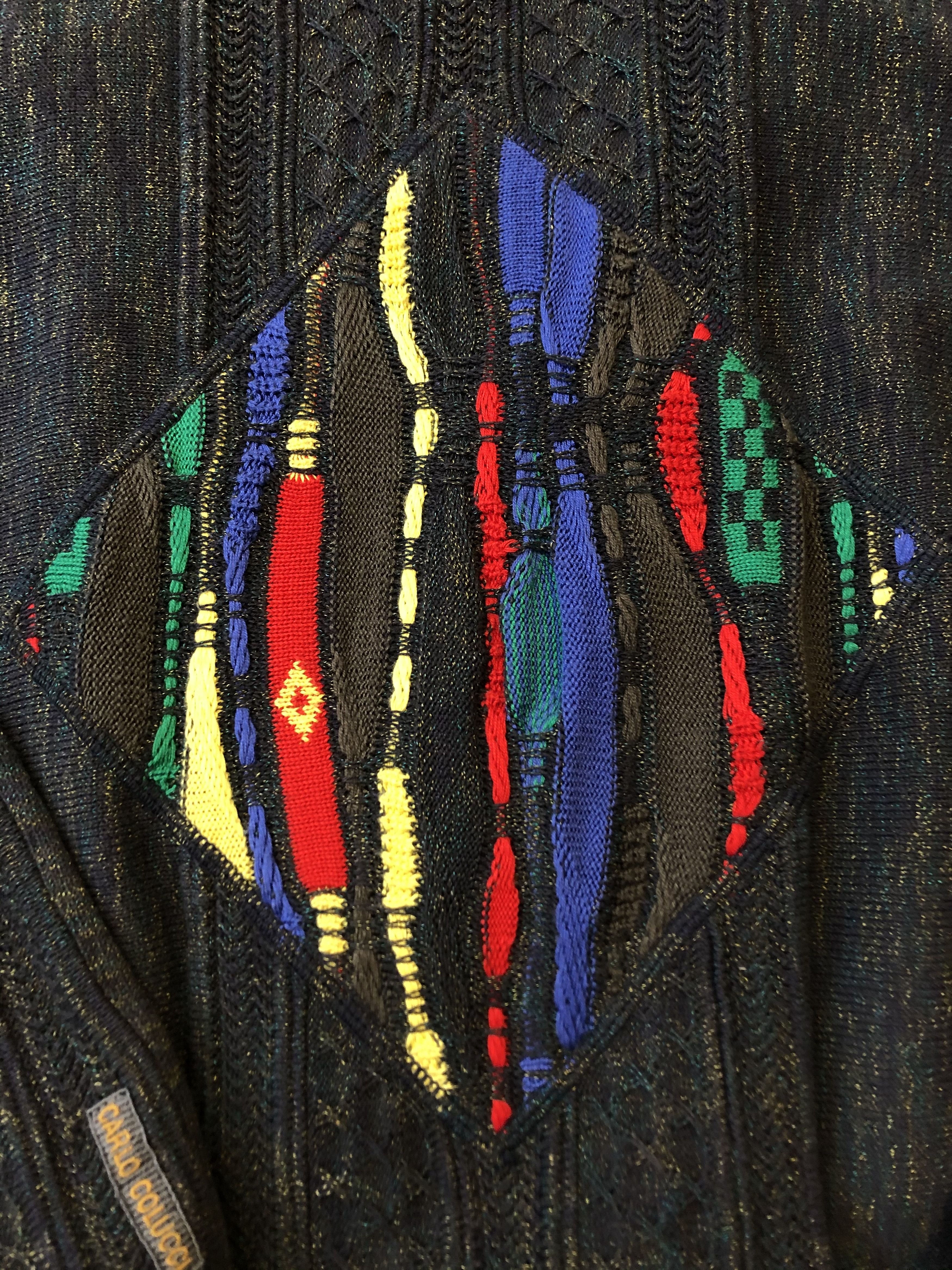 Carlo Colucci Vintage Carlo Colucci Sweater Rare West Germany Y2K Hype Size US XL / EU 56 / 4 - 11 Thumbnail