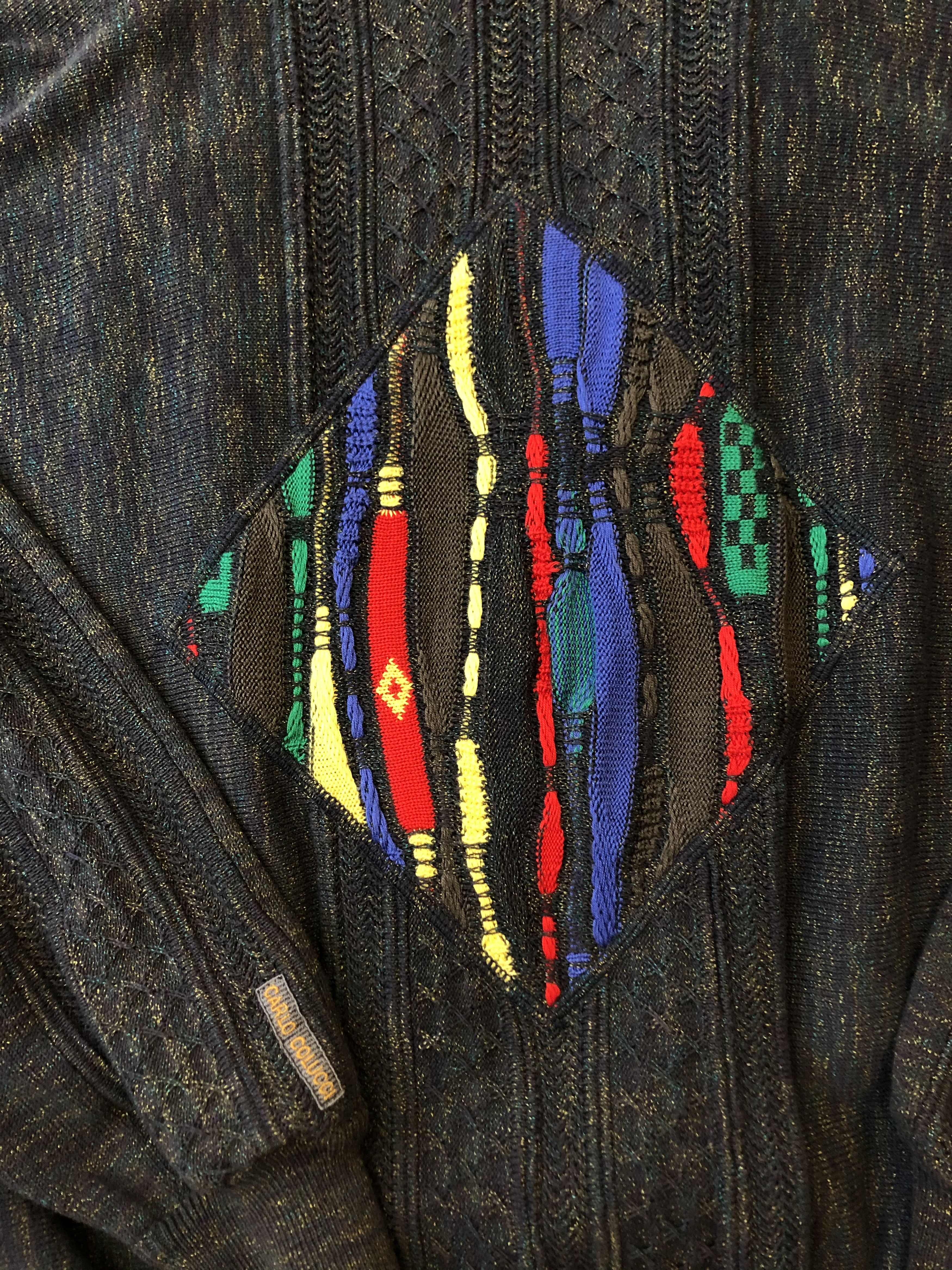Carlo Colucci Vintage Carlo Colucci Sweater Rare West Germany Y2K Hype Size US XL / EU 56 / 4 - 10 Thumbnail