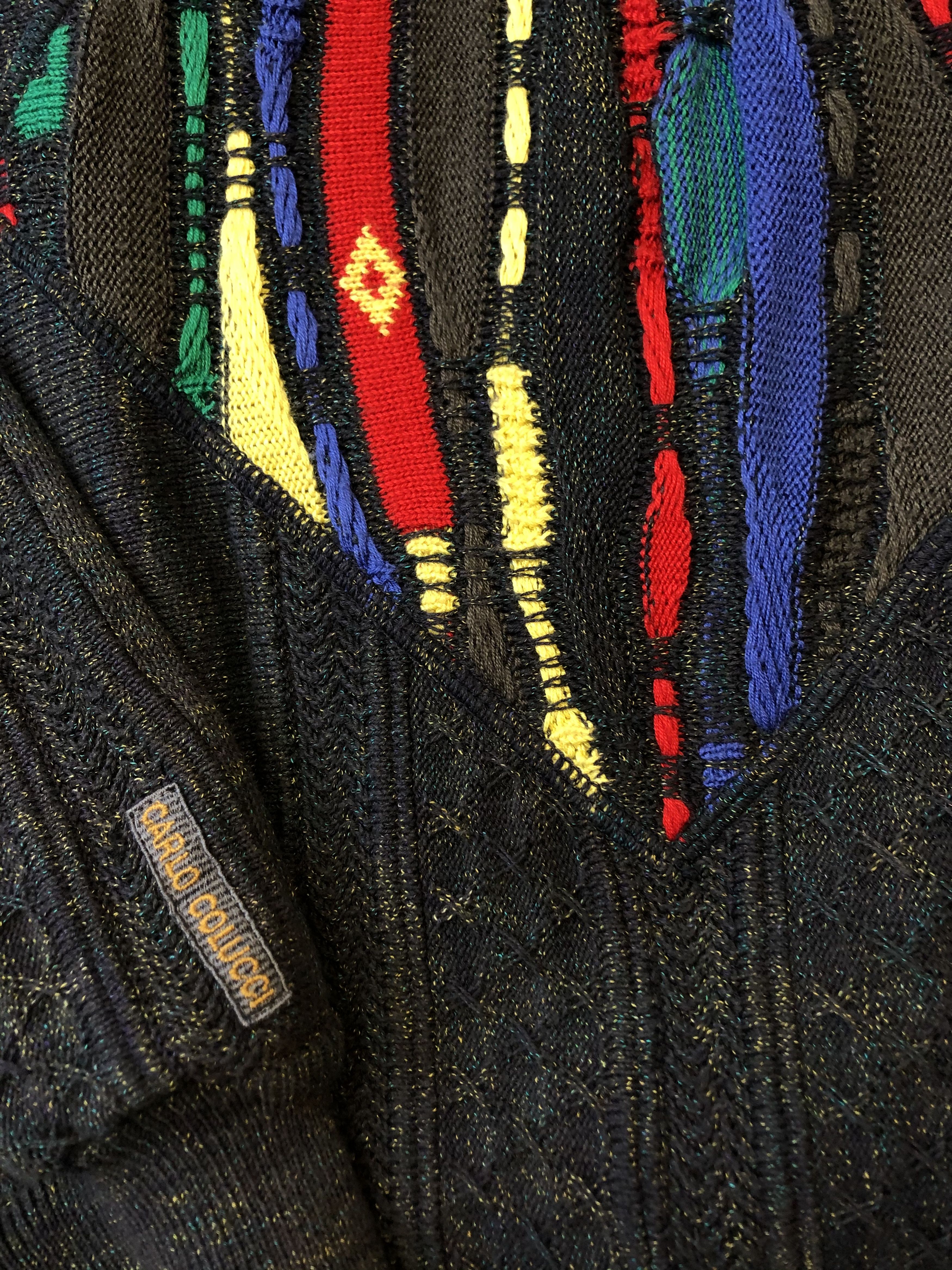 Carlo Colucci Vintage Carlo Colucci Sweater Rare West Germany Y2K Hype Size US XL / EU 56 / 4 - 14 Thumbnail