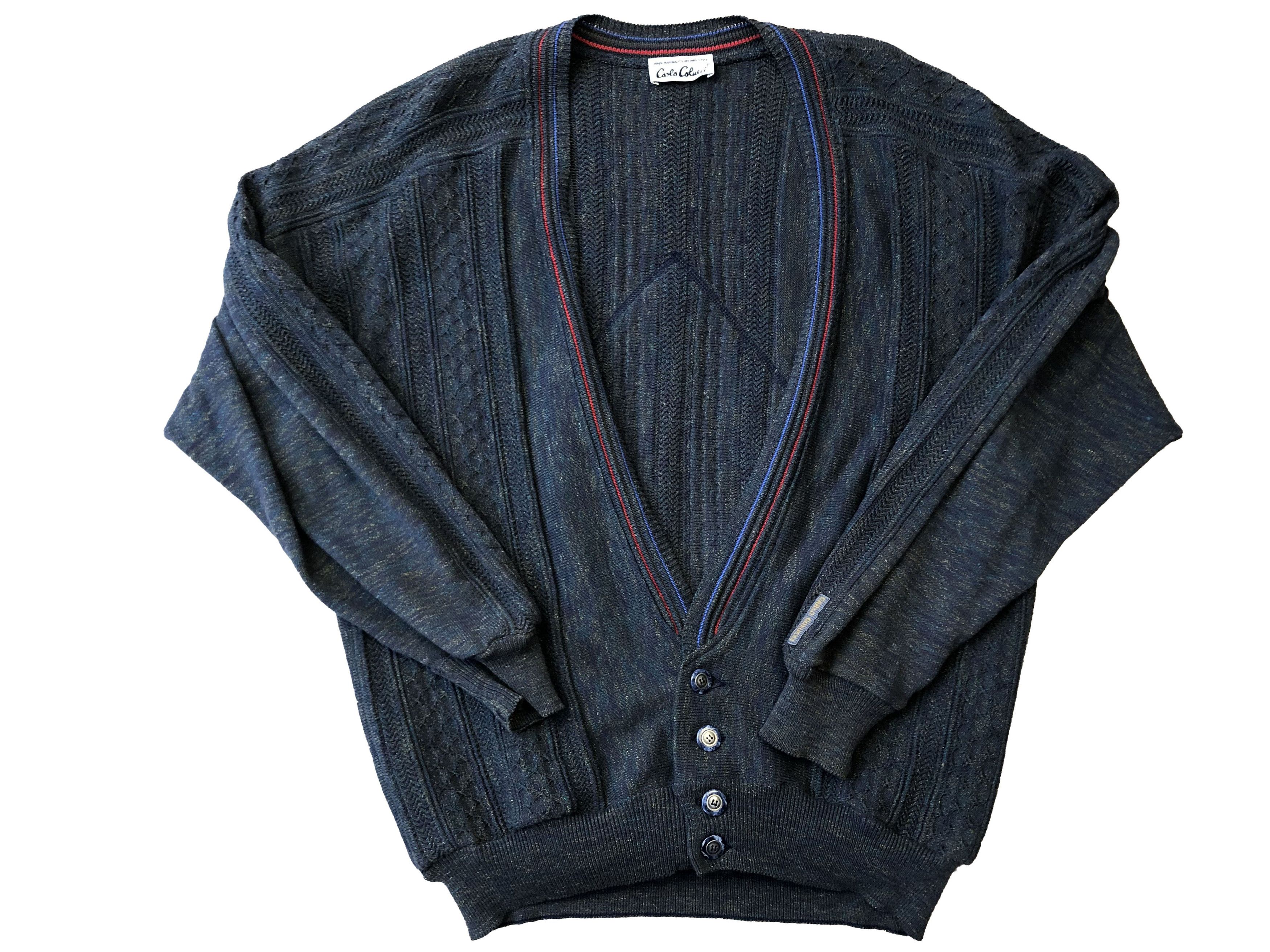 Carlo Colucci Vintage Carlo Colucci Sweater Rare West Germany Y2K Hype Size US XL / EU 56 / 4 - 1 Thumbnail