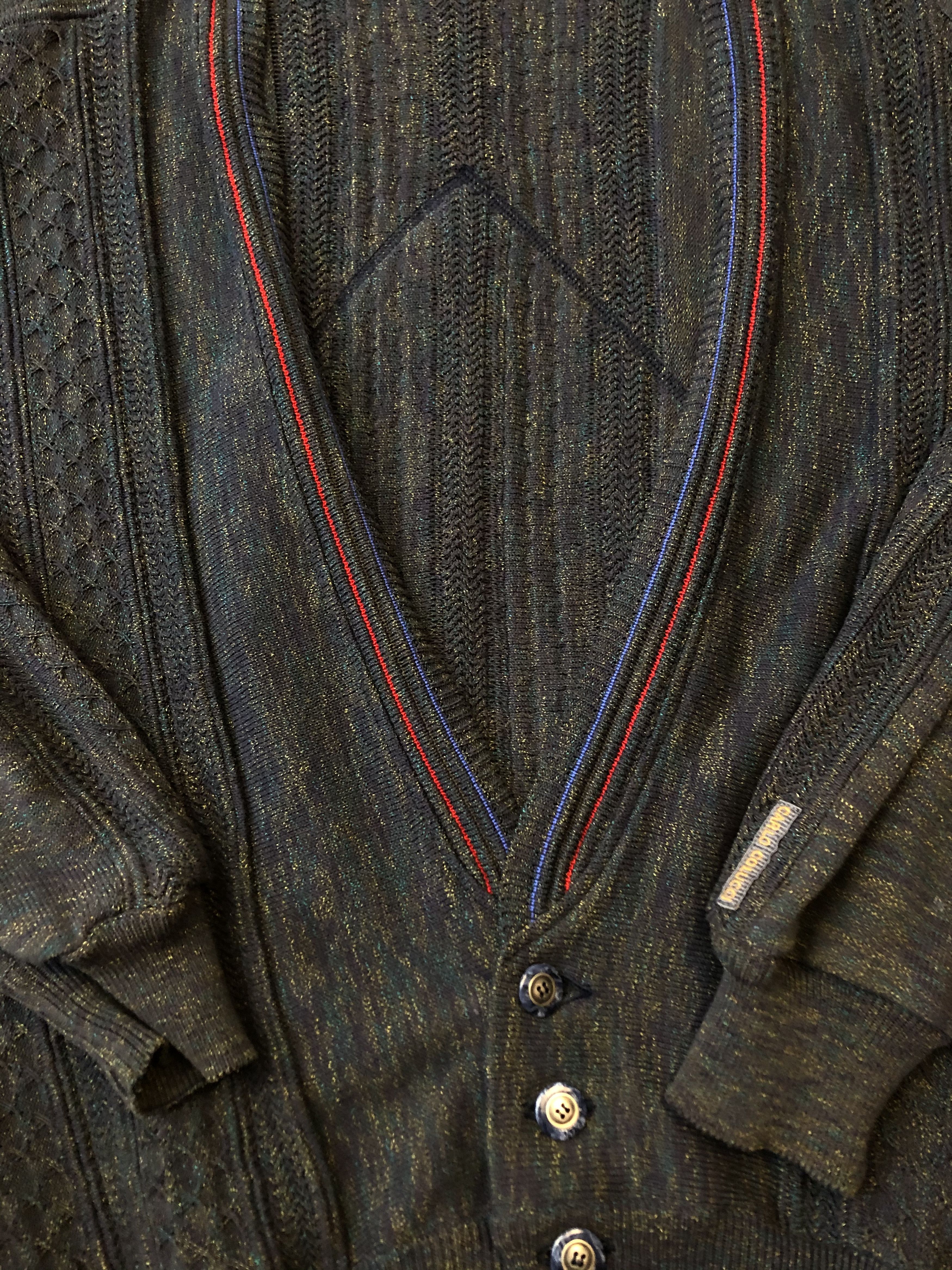 Carlo Colucci Vintage Carlo Colucci Sweater Rare West Germany Y2K Hype Size US XL / EU 56 / 4 - 5 Thumbnail