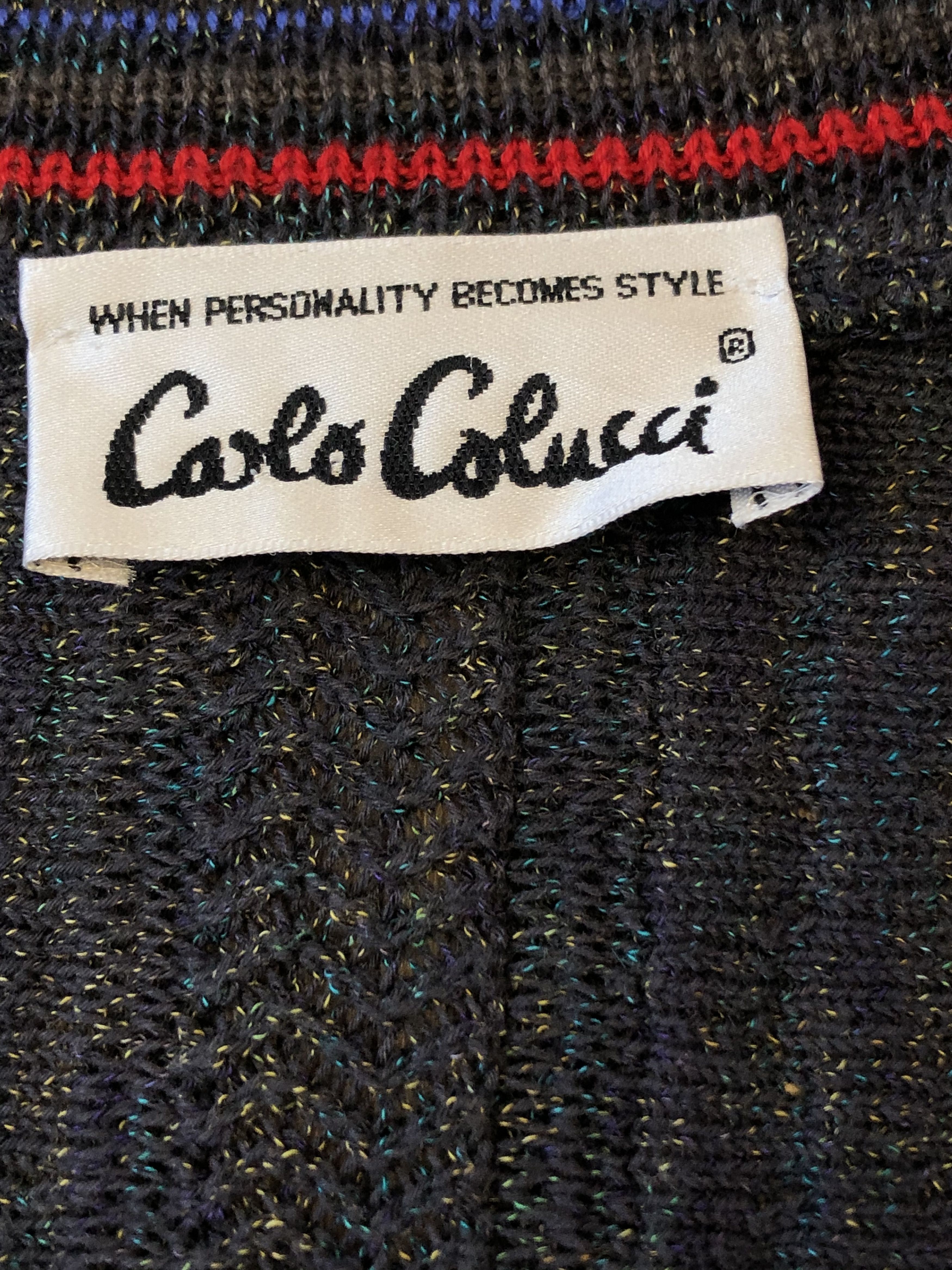 Carlo Colucci Vintage Carlo Colucci Sweater Rare West Germany Y2K Hype Size US XL / EU 56 / 4 - 6 Thumbnail