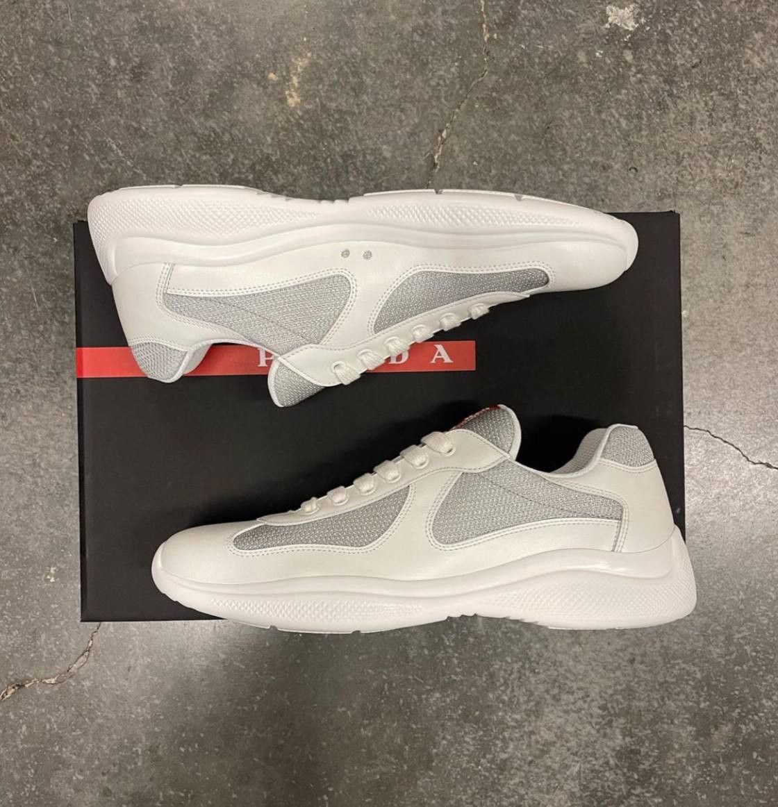 Prada PRADA SNEAKERS TRINAGLE CLOUDBUST 4E6500_3LLJ_F0009_F_025 | Grailed