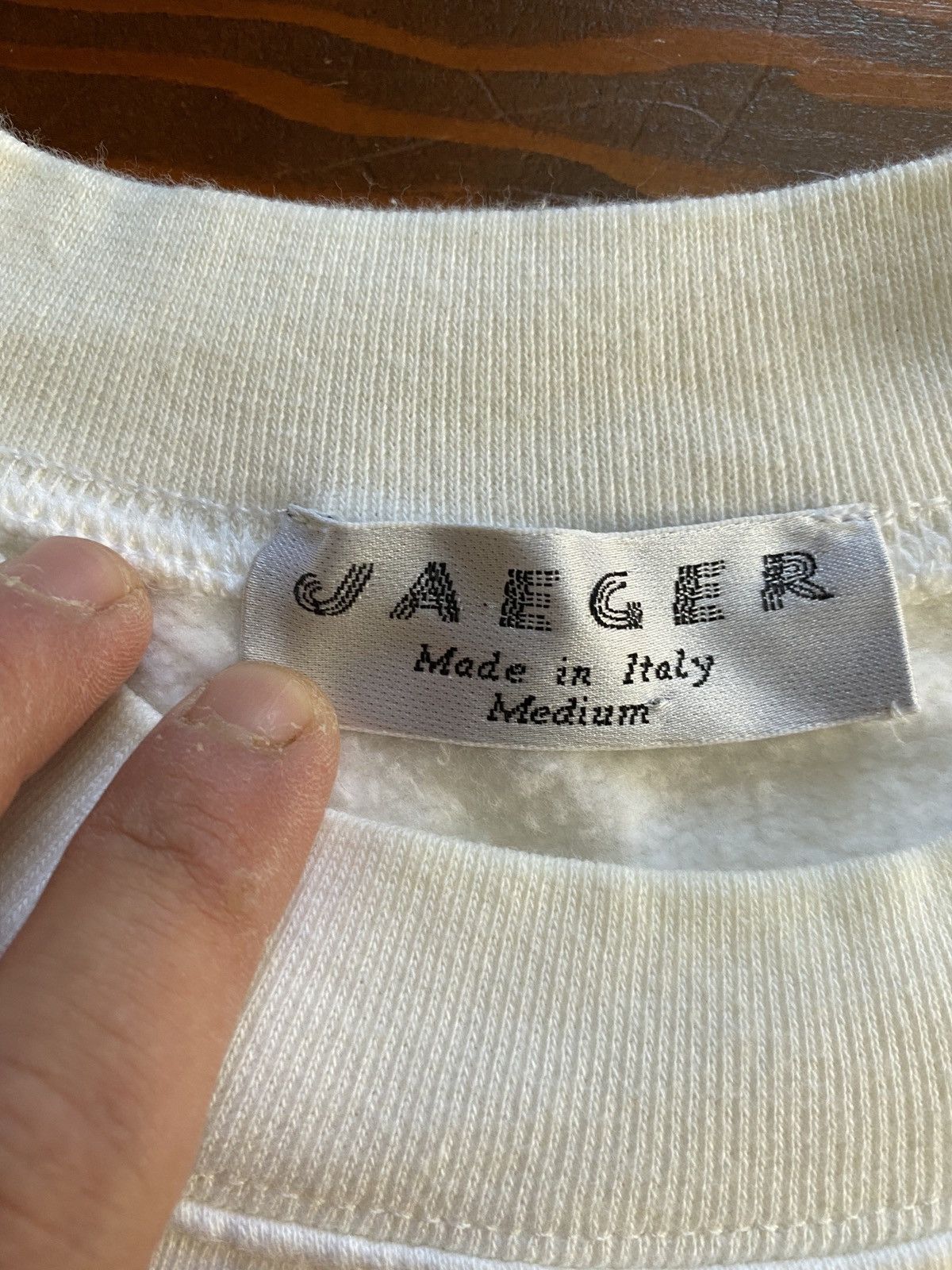 Jaeger Vintage 90’s Jaeger Anchor 3/4 Sleeve Crewneck Sweatshirt Size US M / EU 48-50 / 2 - 5 Thumbnail