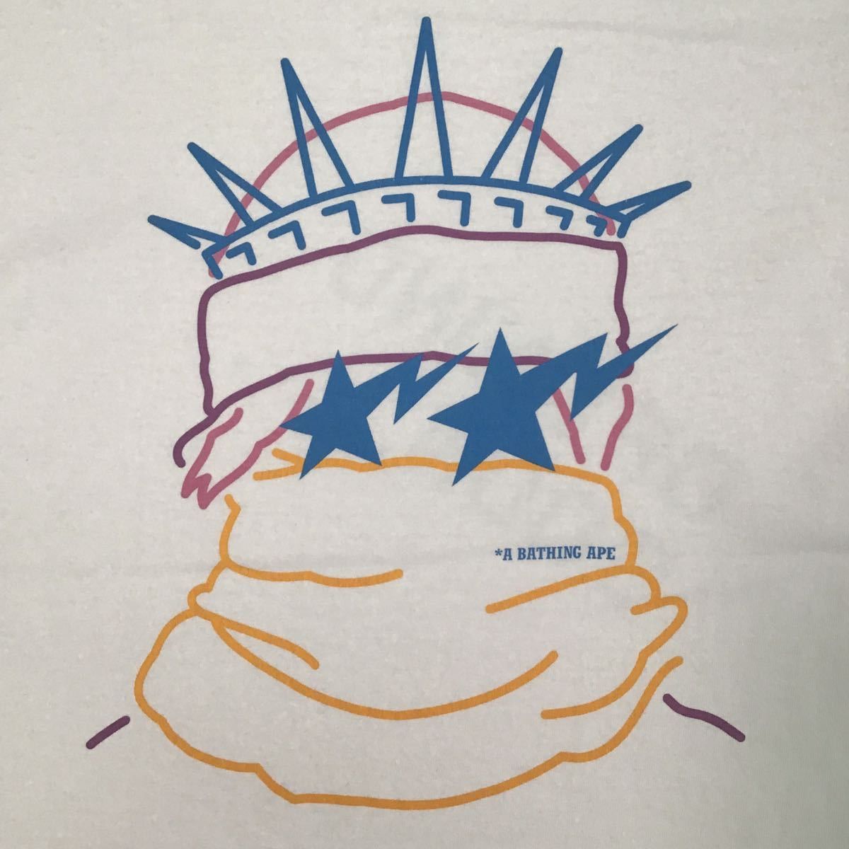 Bape BAPE STORE NYC the statue of Liberty BAPE sta T-shirt Size US M / EU 48-50 / 2 - 2 Thumbnail