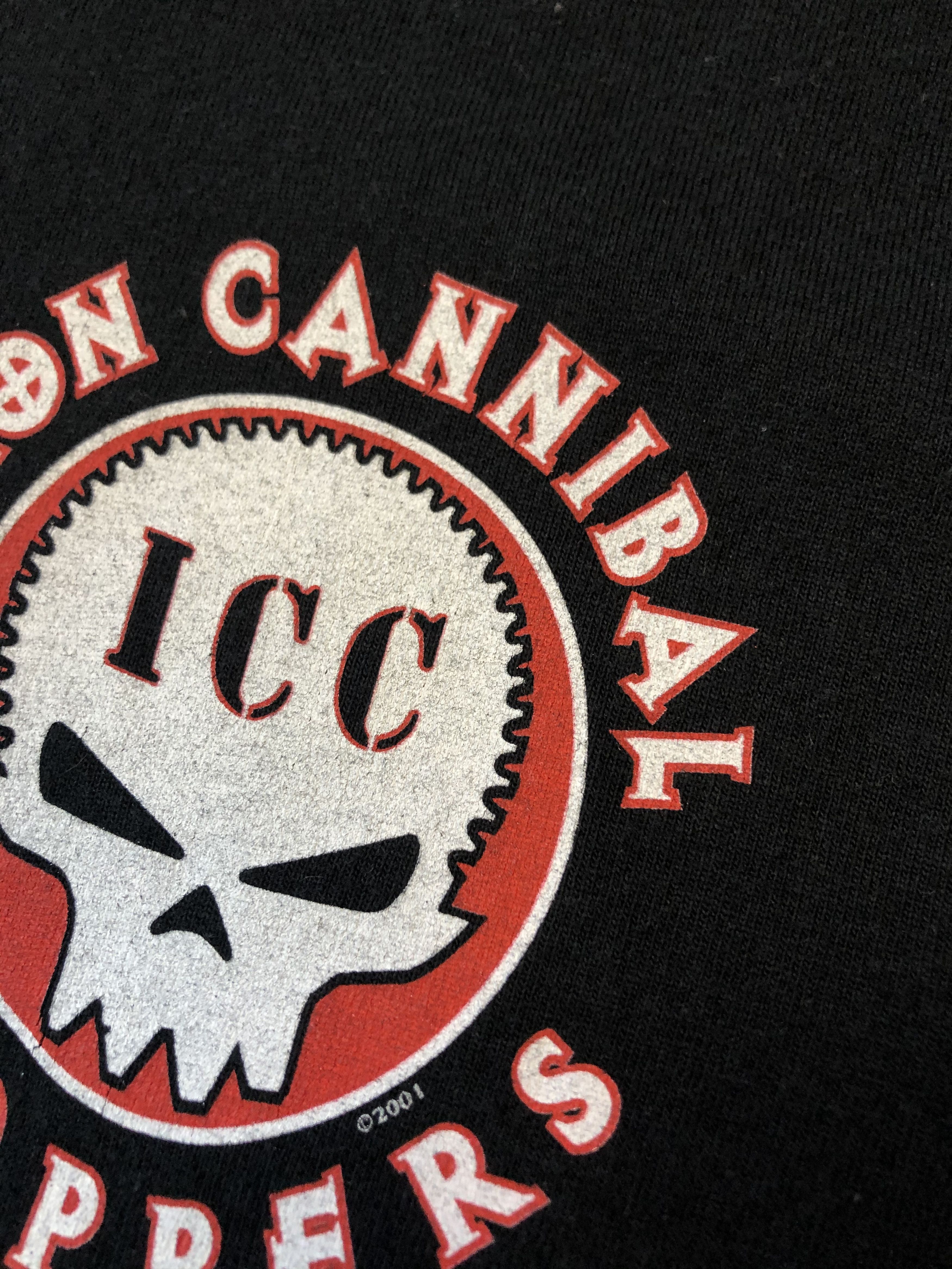 Band Tees × Vintage × West Coast Choppers VIntage Iron Cannibal Choppers Linkoln Tee Shirt Rare Size US L / EU 52-54 / 3 - 7 Thumbnail