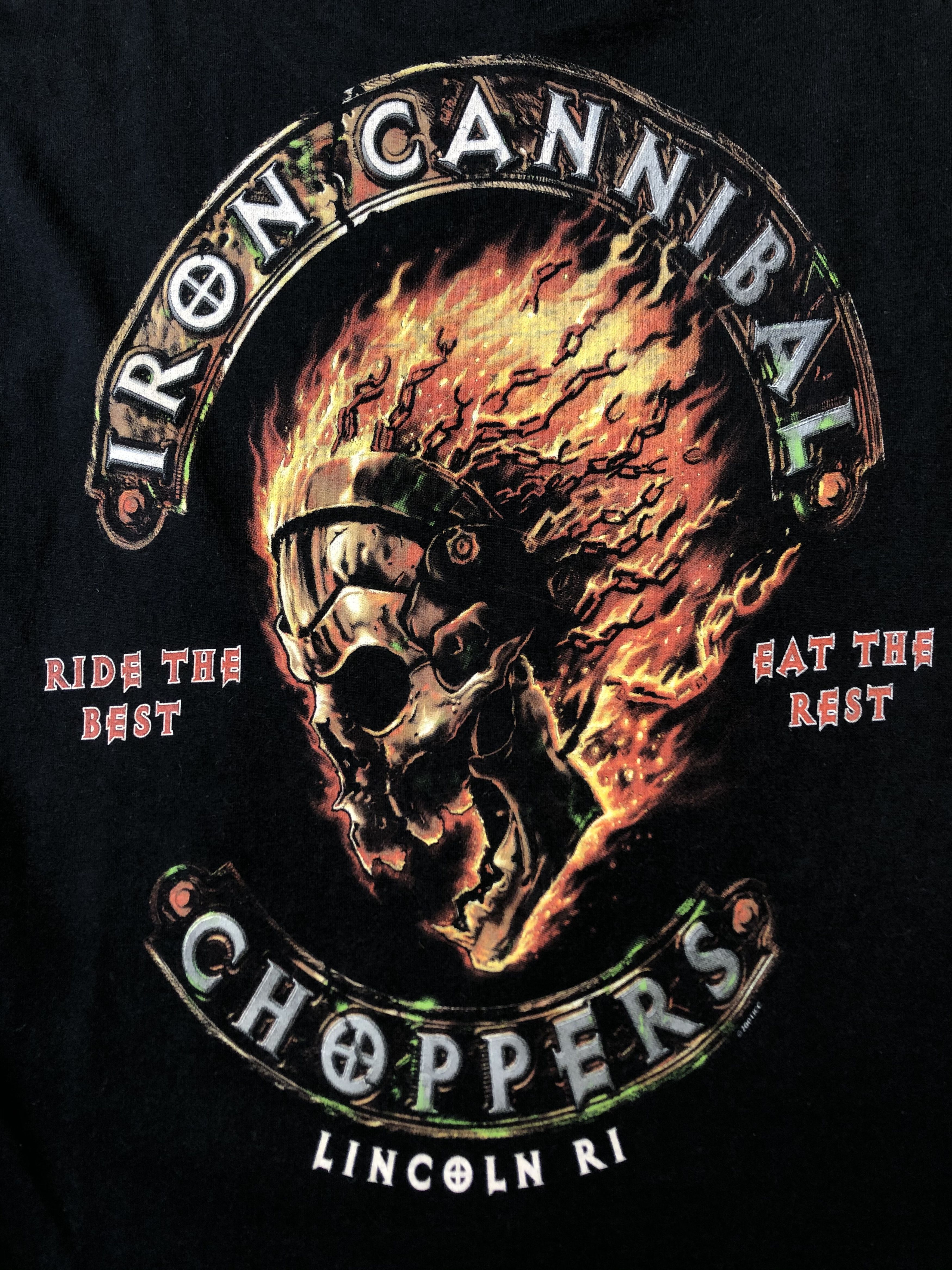 Band Tees × Vintage × West Coast Choppers VIntage Iron Cannibal Choppers Linkoln Tee Shirt Rare Size US L / EU 52-54 / 3 - 10 Thumbnail