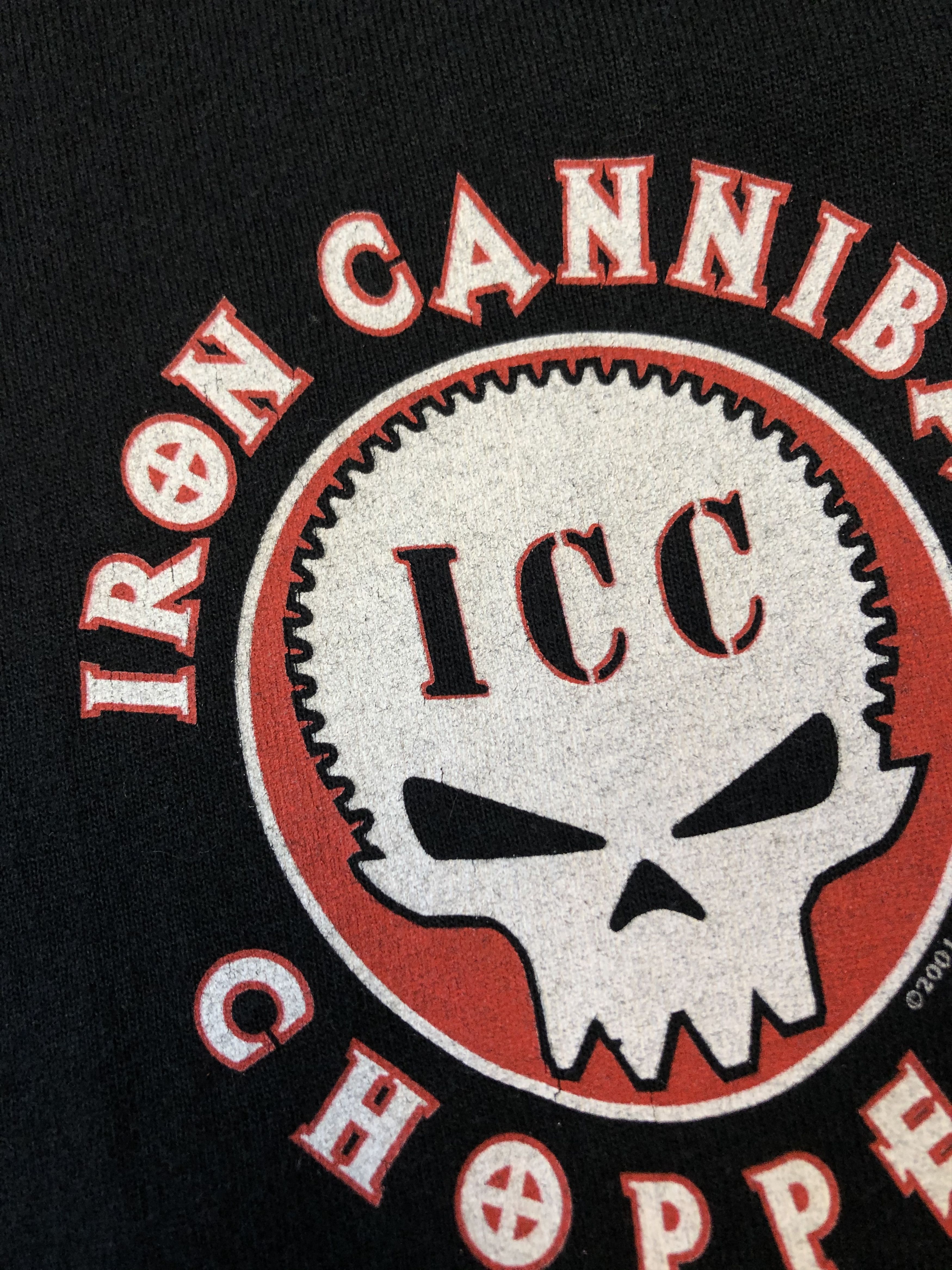 Band Tees × Vintage × West Coast Choppers VIntage Iron Cannibal Choppers Linkoln Tee Shirt Rare Size US L / EU 52-54 / 3 - 6 Thumbnail
