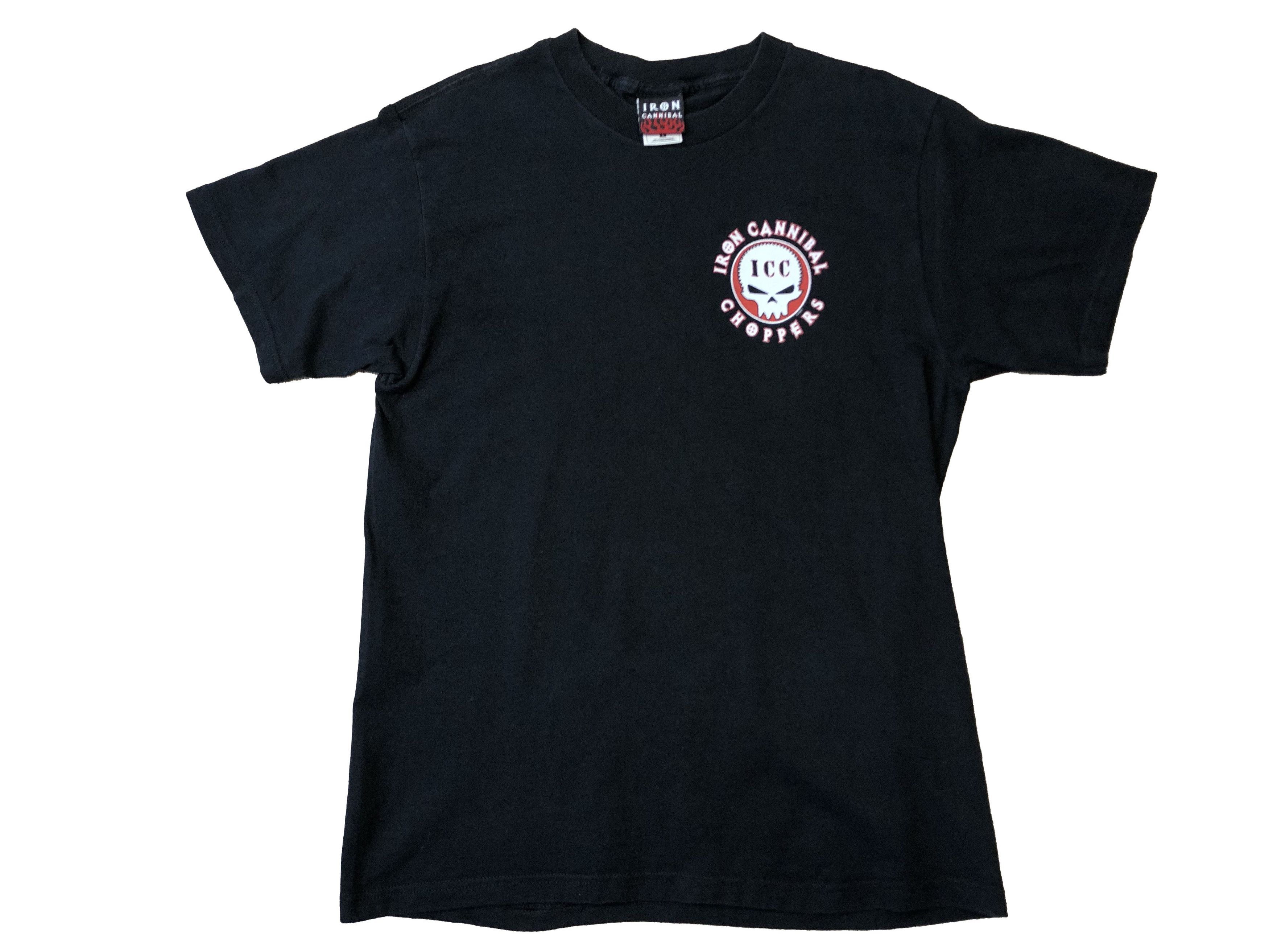 Band Tees × Vintage × West Coast Choppers VIntage Iron Cannibal Choppers Linkoln Tee Shirt Rare Size US L / EU 52-54 / 3 - 2 Thumbnail