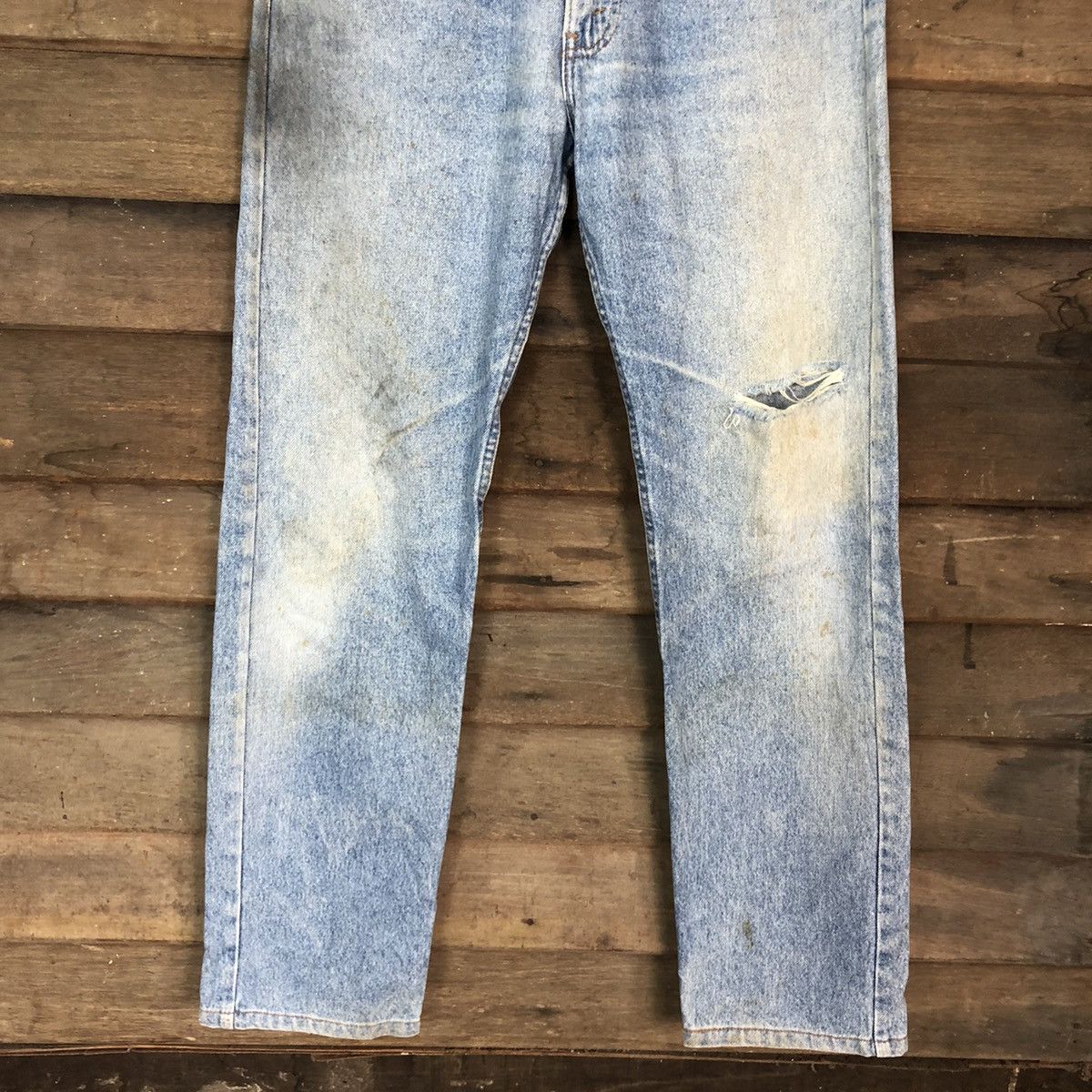 Levi's 80´ 505 Levis Strauss vintage faded Denim Jeans Pants #5752 Size US 32 / EU 48 - 3 Thumbnail