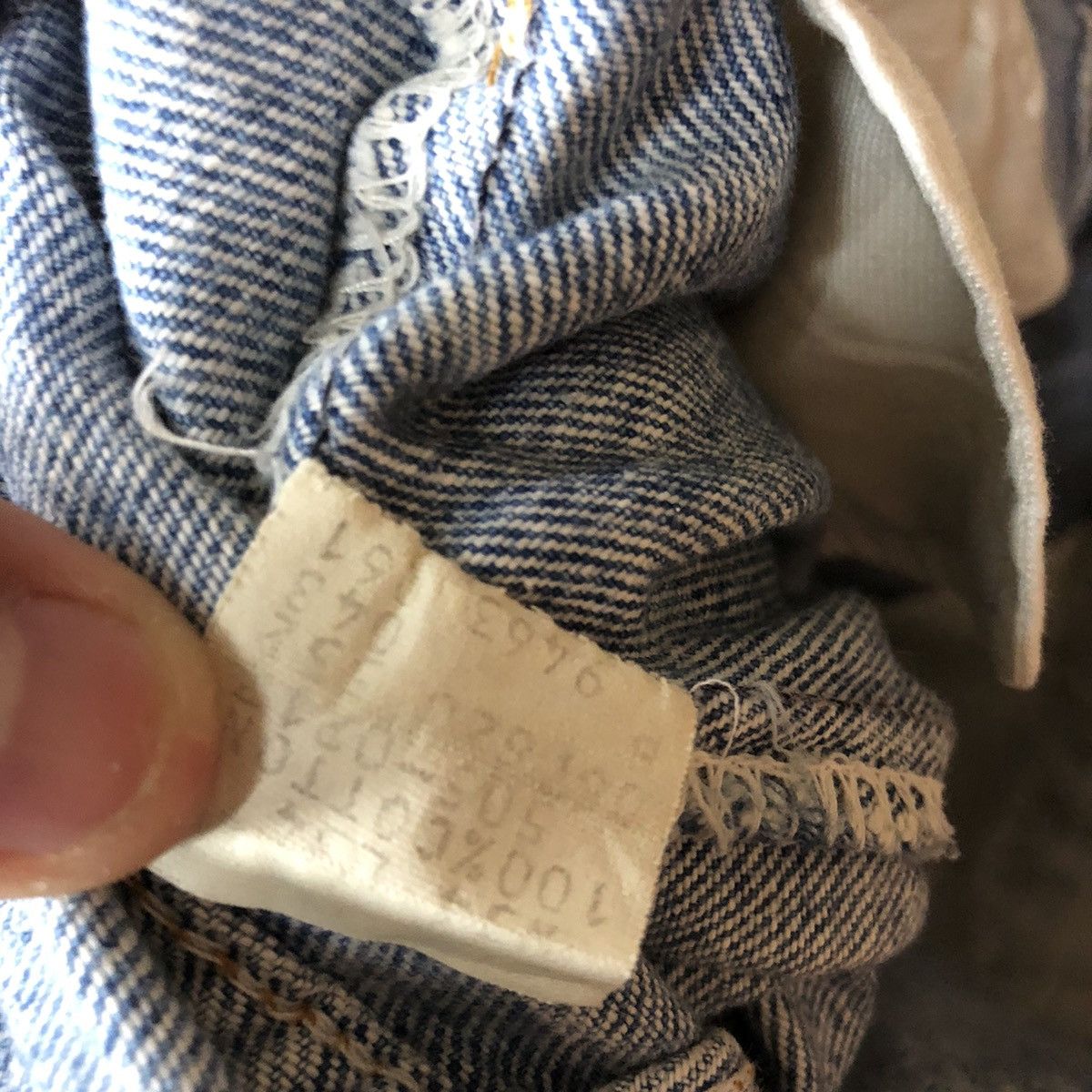 Levi's 80´ 505 Levis Strauss vintage faded Denim Jeans Pants #5752 Size US 32 / EU 48 - 17 Thumbnail