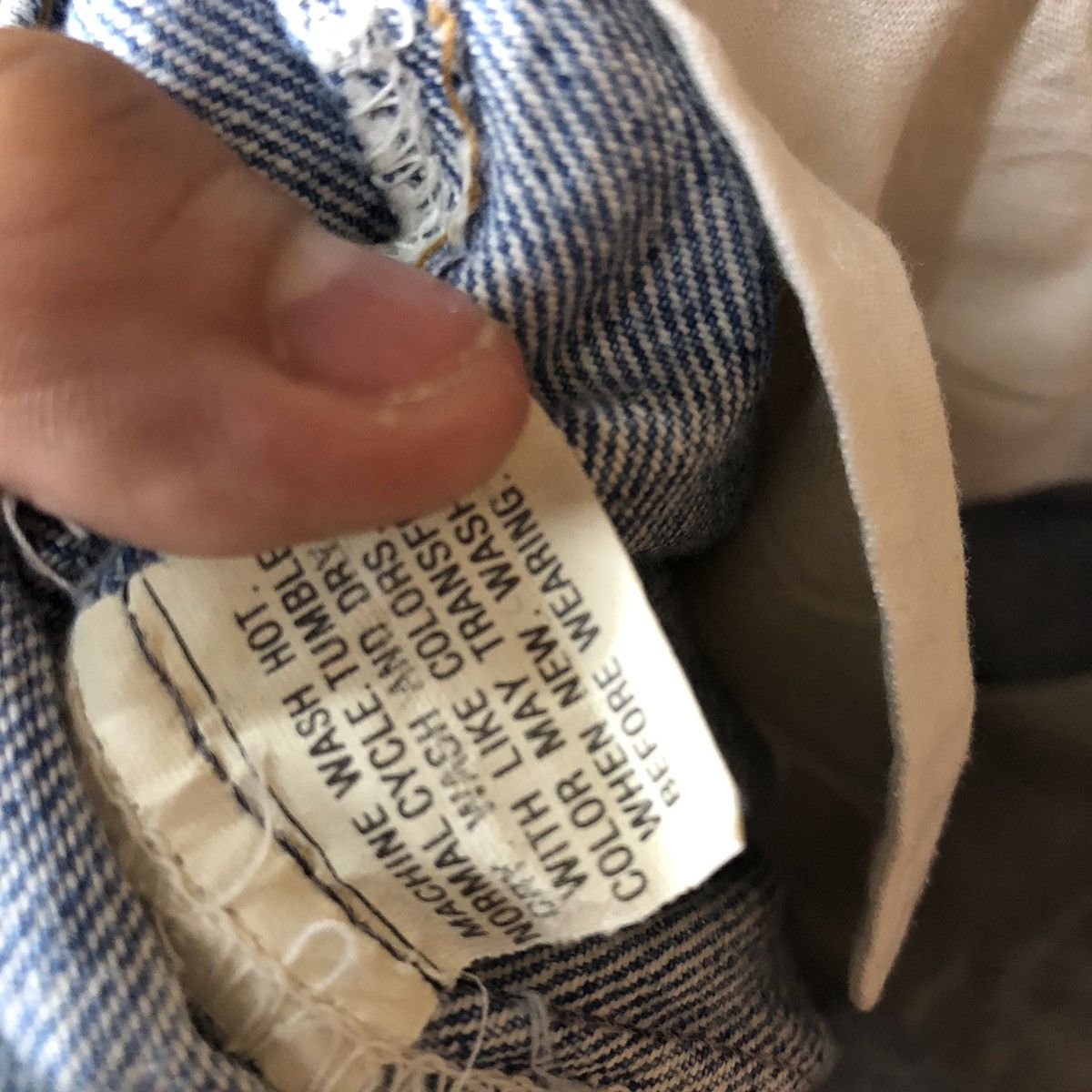 Levi's 80´ 505 Levis Strauss vintage faded Denim Jeans Pants #5752 Size US 32 / EU 48 - 16 Thumbnail