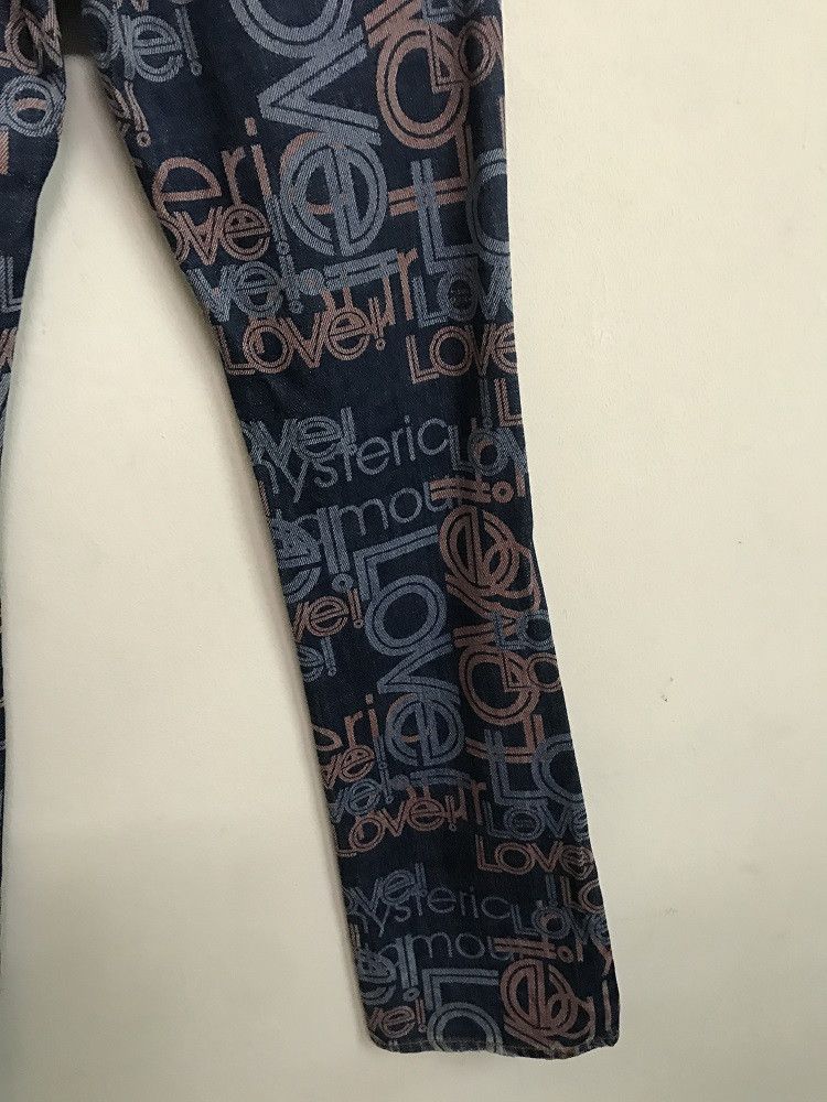 Hysteric Glamour × Japanese Brand Hg Made in Japan All Print Psychedelic Denim Jeans Size US 28 / EU 44 - 15 Thumbnail