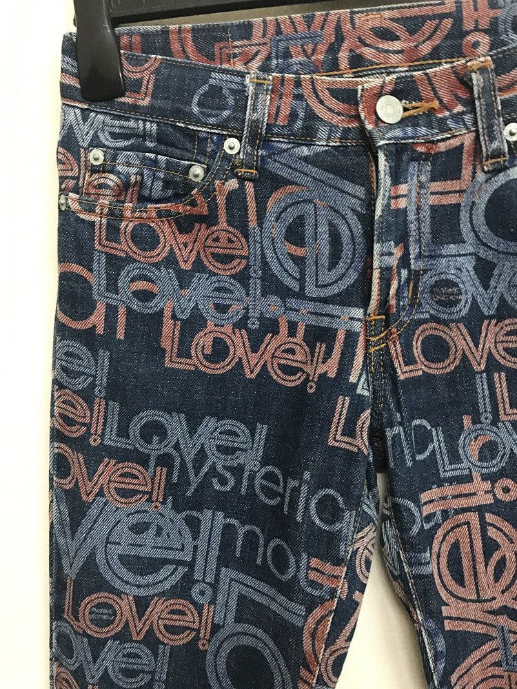 Hysteric Glamour × Japanese Brand Hg Made in Japan All Print Psychedelic Denim Jeans Size US 28 / EU 44 - 1 Thumbnail