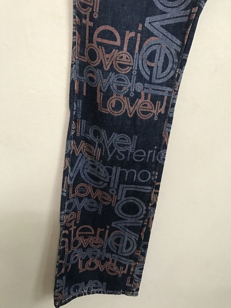 Hysteric Glamour × Japanese Brand Hg Made in Japan All Print Psychedelic Denim Jeans Size US 28 / EU 44 - 6 Thumbnail