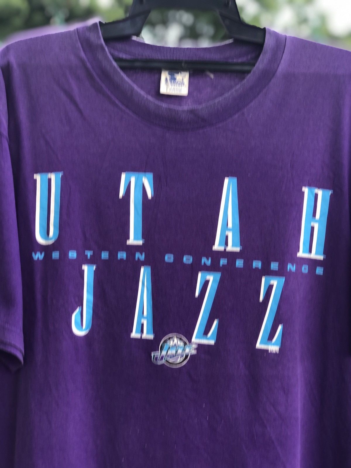 NBA Vintage 90s UTAH JAZZ NBA Basketball Tee Size US L / EU 52-54 / 3 - 5 Thumbnail