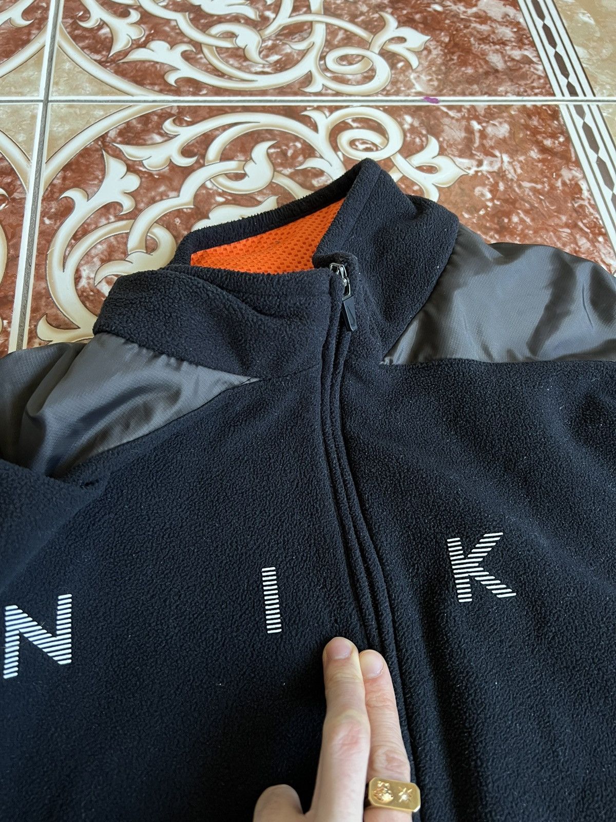 Nike × Vintage Vintage Nike shox Zip Fleece Sweatshirt like Nike Tn Size US XL / EU 56 / 4 - 7 Thumbnail