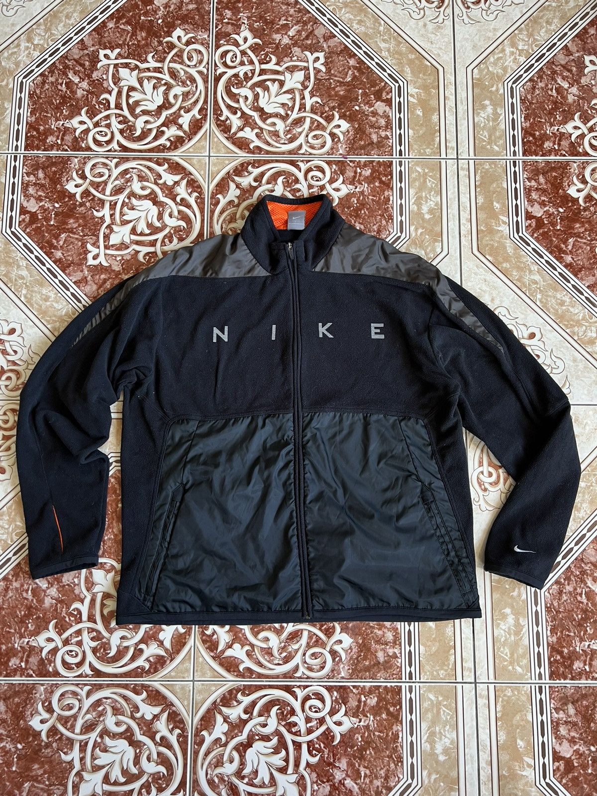 Nike × Vintage Vintage Nike shox Zip Fleece Sweatshirt like Nike Tn Size US XL / EU 56 / 4 - 1 Thumbnail