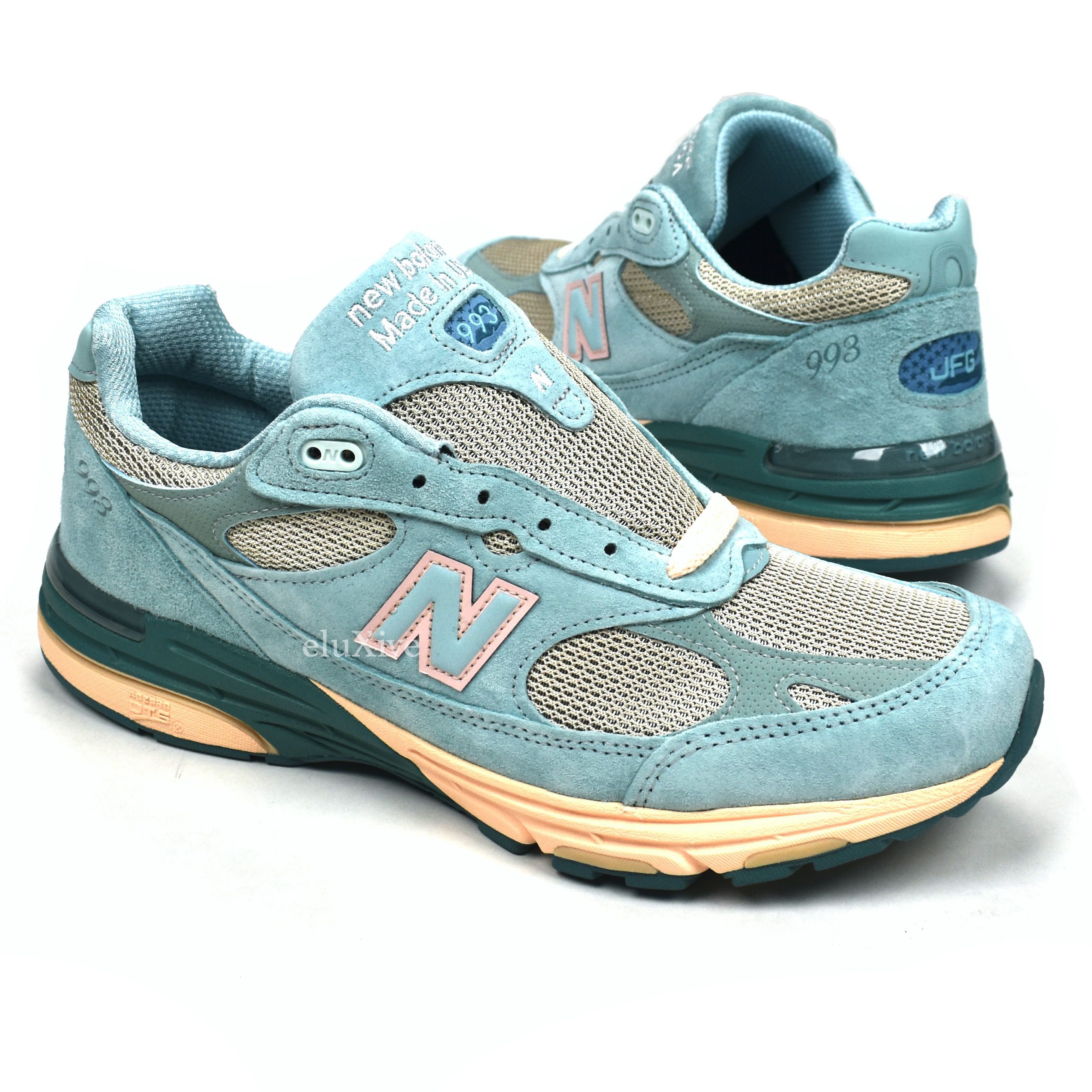image of Joe Freshgoods 993 Performance Art Arctic Blue Shoes, Men's (Size 10)