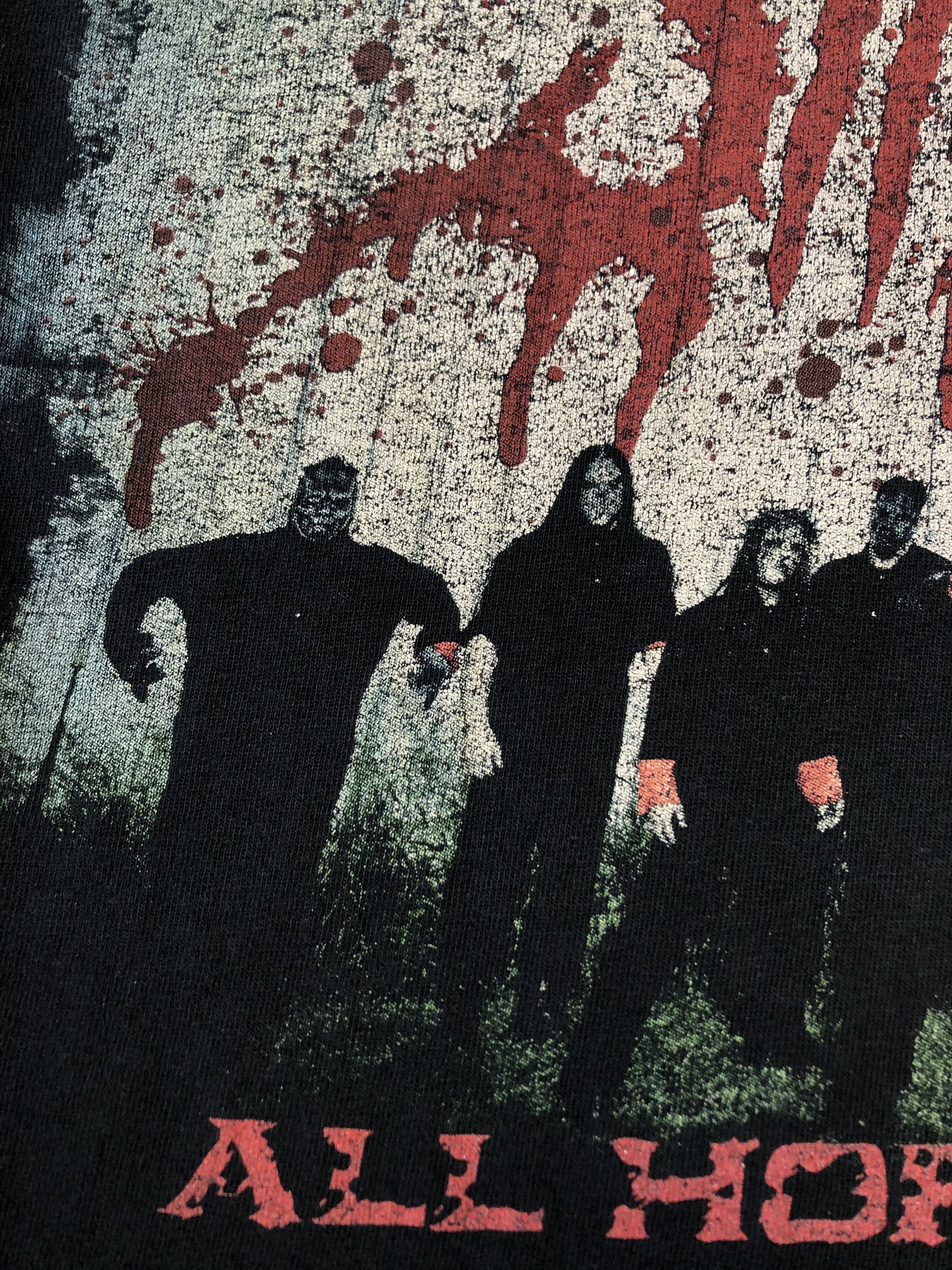 Band Tees × Slipknot × Vintage Vintage 2008 Slipknot All Hope Is Gone Rare Tee Shirt Y2K Size US M / EU 48-50 / 2 - 8 Thumbnail
