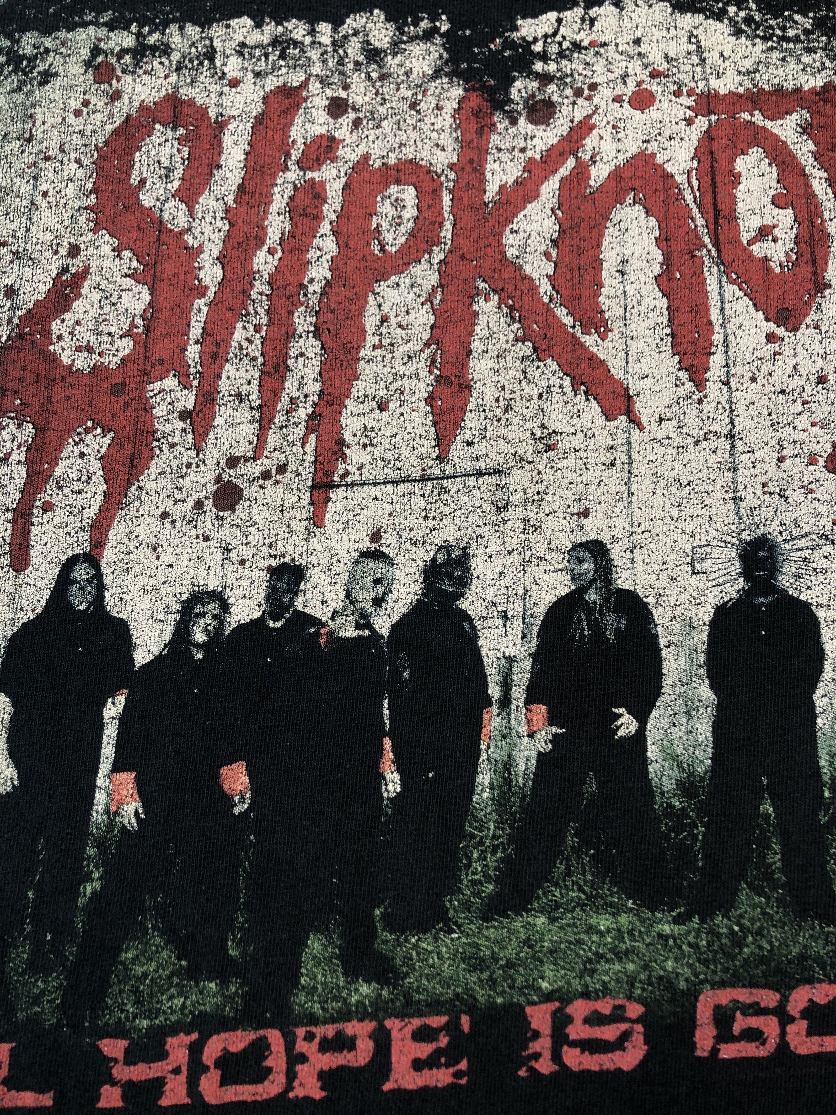 Band Tees × Slipknot × Vintage Vintage 2008 Slipknot All Hope Is Gone Rare Tee Shirt Y2K Size US M / EU 48-50 / 2 - 9 Thumbnail