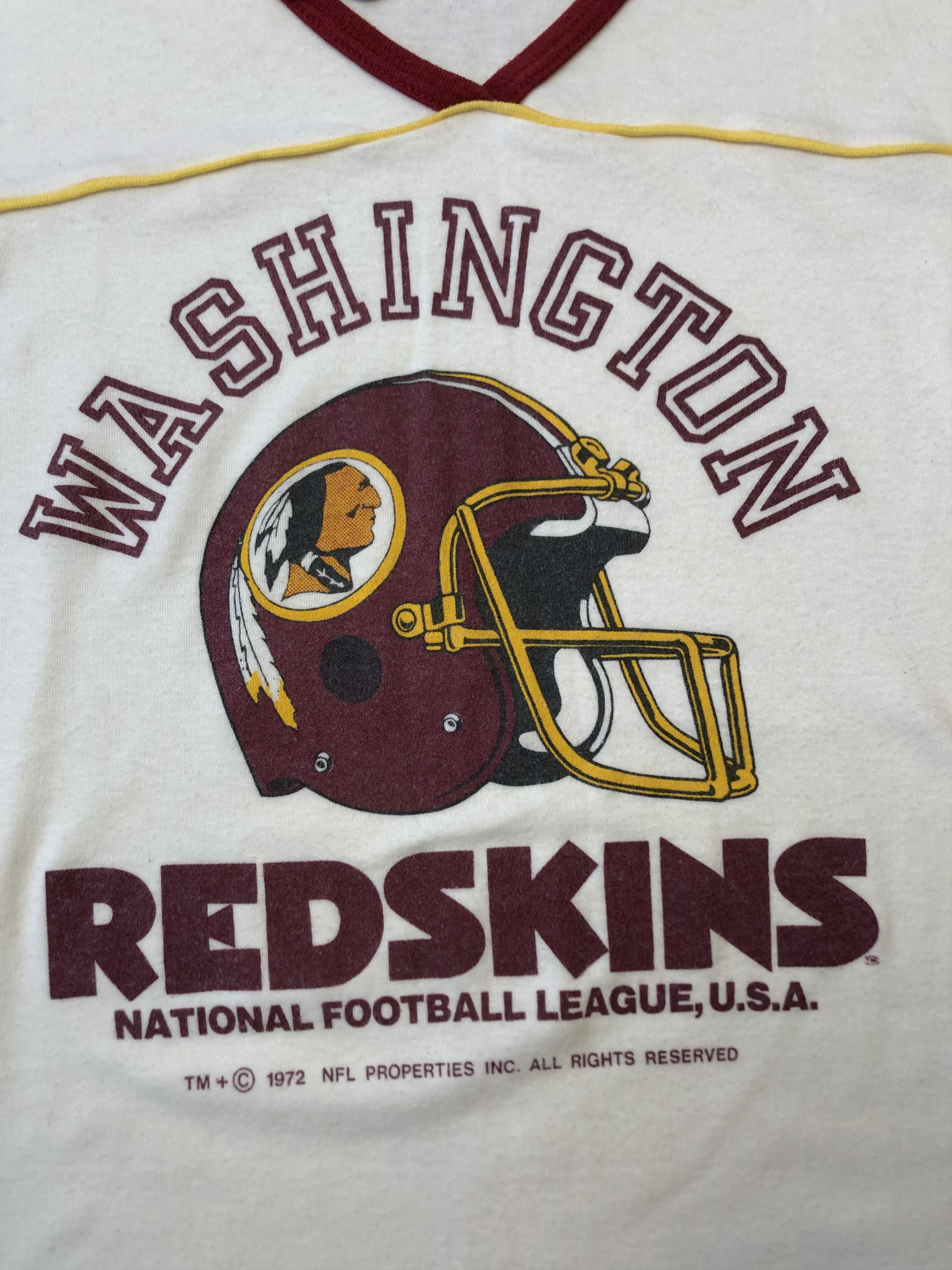 NFL × Vintage Vintage 1982 Washington Redskins Tee Rare Jersey Y2K Hype Size US M / EU 48-50 / 2 - 4 Thumbnail