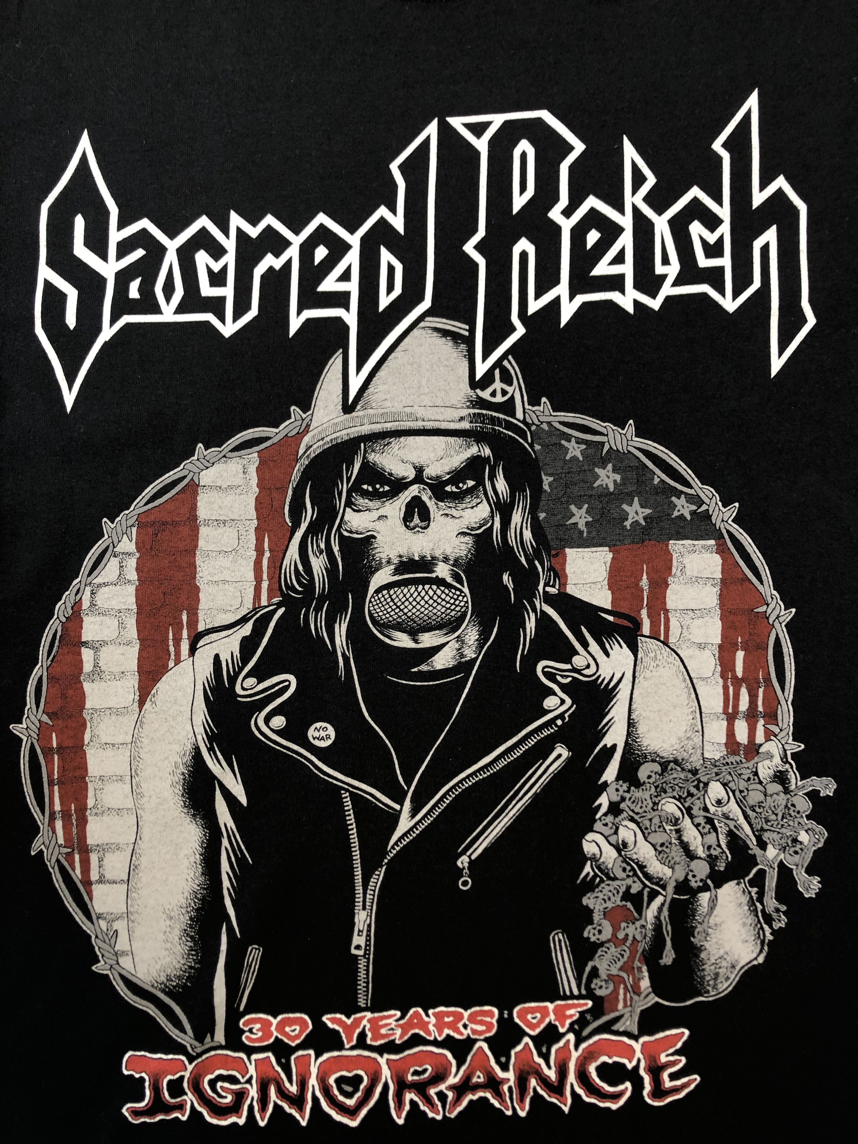 Band Tees Sacret Reich Tour Tee Metal Ignorance 30 Years Shirt Y2K Size US M / EU 48-50 / 2 - 4 Thumbnail