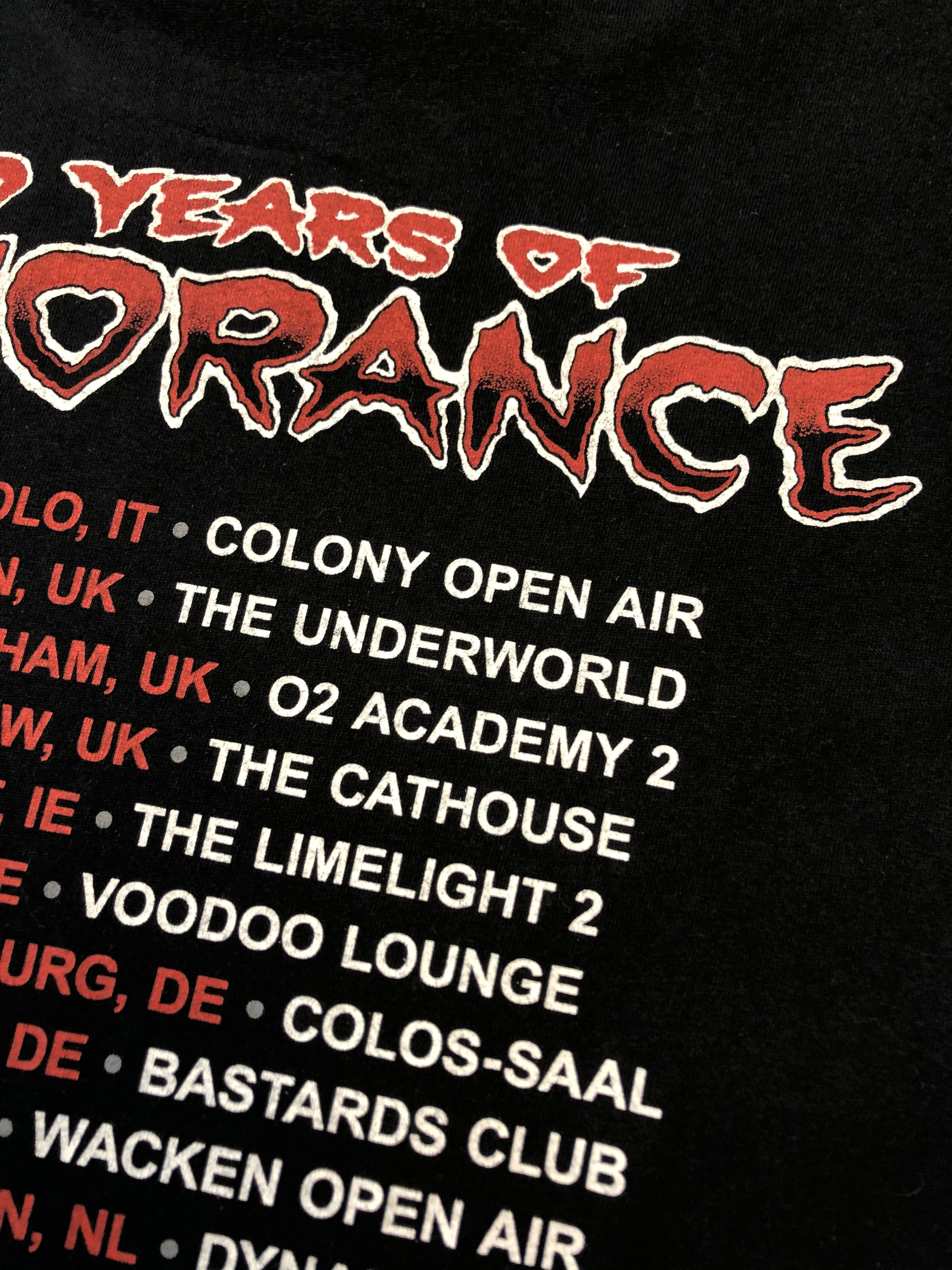 Band Tees Sacret Reich Tour Tee Metal Ignorance 30 Years Shirt Y2K Size US M / EU 48-50 / 2 - 16 Thumbnail