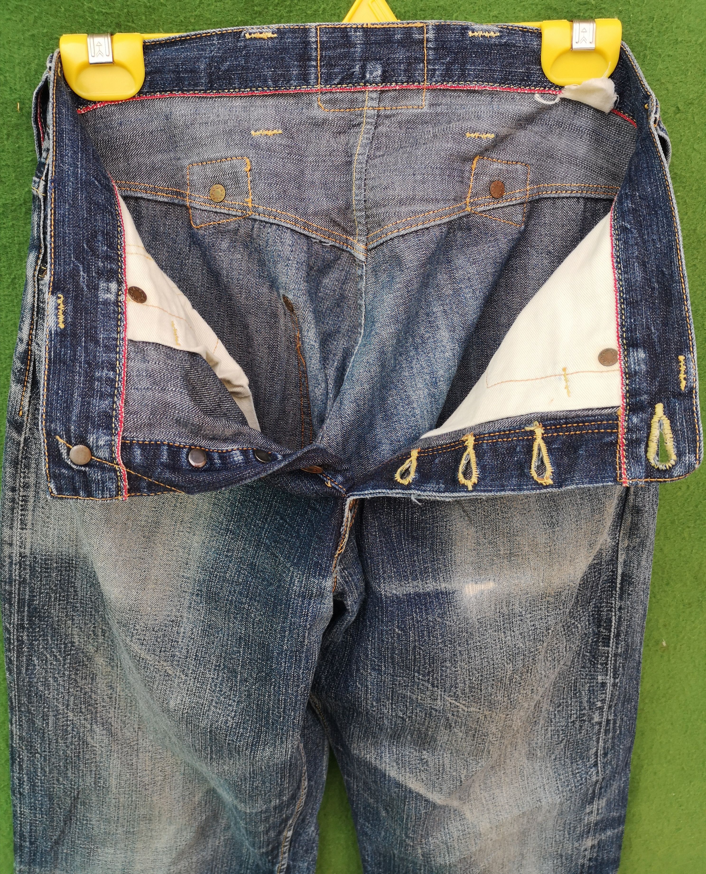Sugar Cane × Toyo Enterprises Vintage Distressed Sugar Cane Nation-Alls single Pocket Size US 30 / EU 46 - 5 Thumbnail