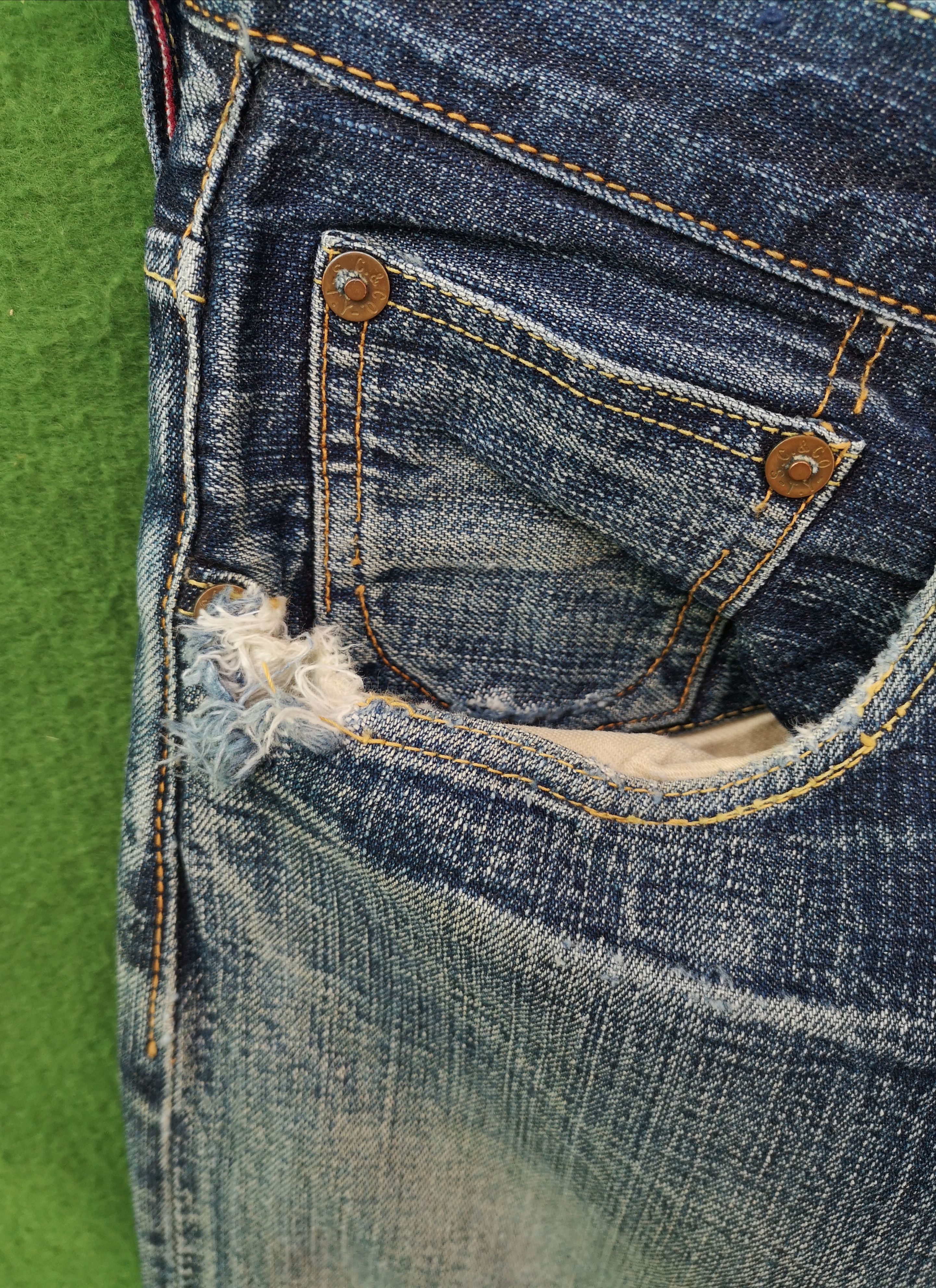Sugar Cane × Toyo Enterprises Vintage Distressed Sugar Cane Nation-Alls single Pocket Size US 30 / EU 46 - 13 Thumbnail