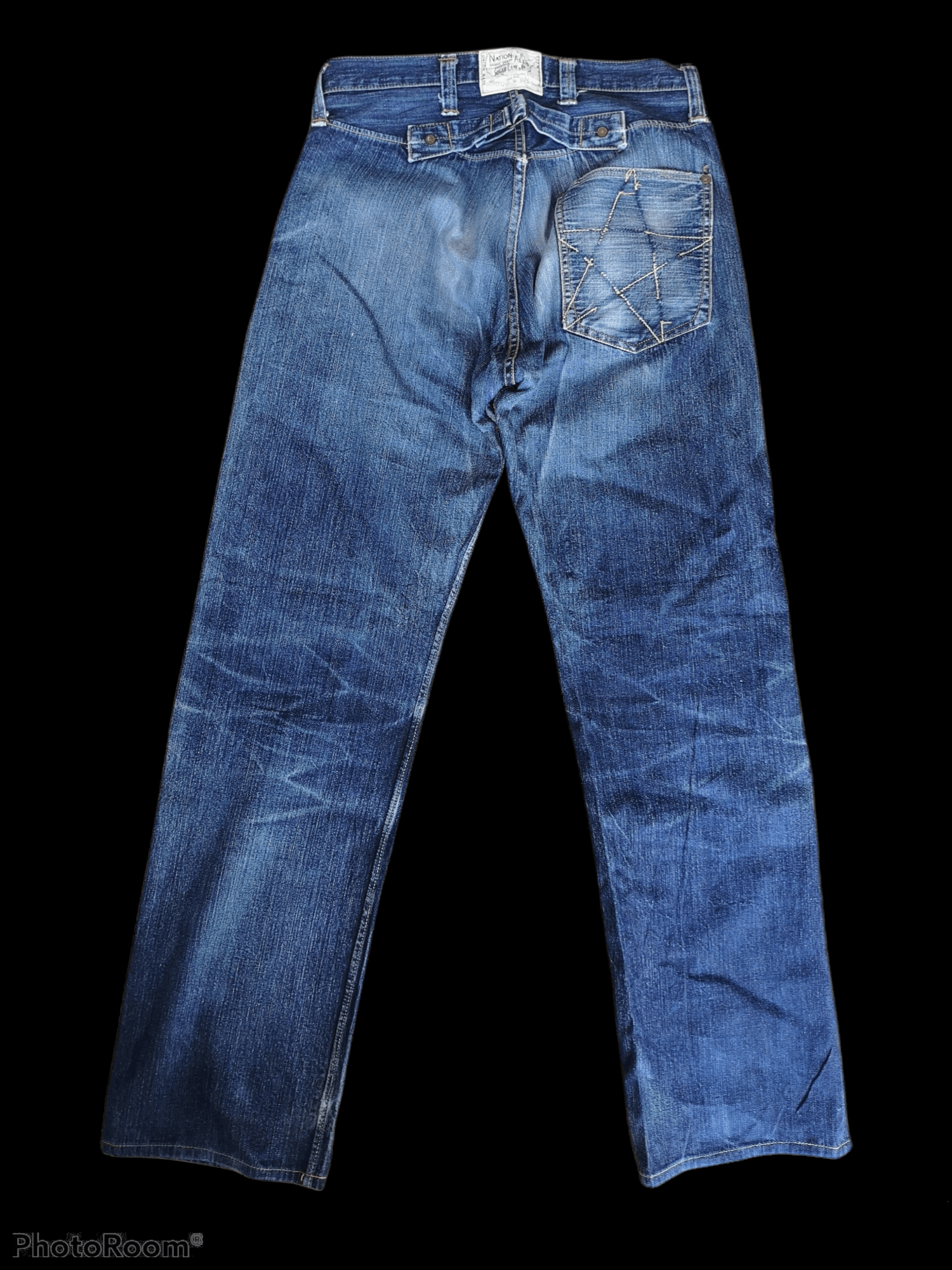 Sugar Cane × Toyo Enterprises Vintage Distressed Sugar Cane Nation-Alls single Pocket Size US 30 / EU 46 - 2 Thumbnail
