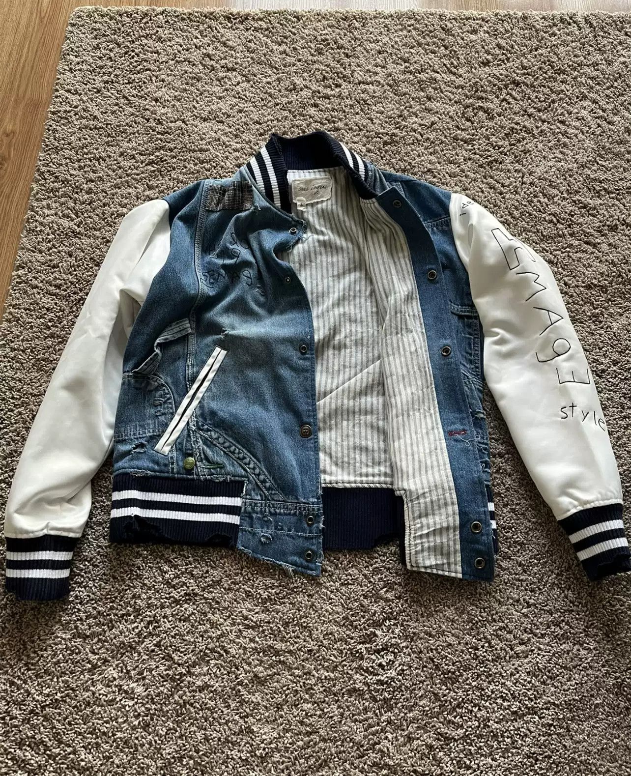 Greg Lauren Greg Lauren Bomber Jacket Size 2 Size US M / EU 48-50 / 2 - 1 Thumbnail